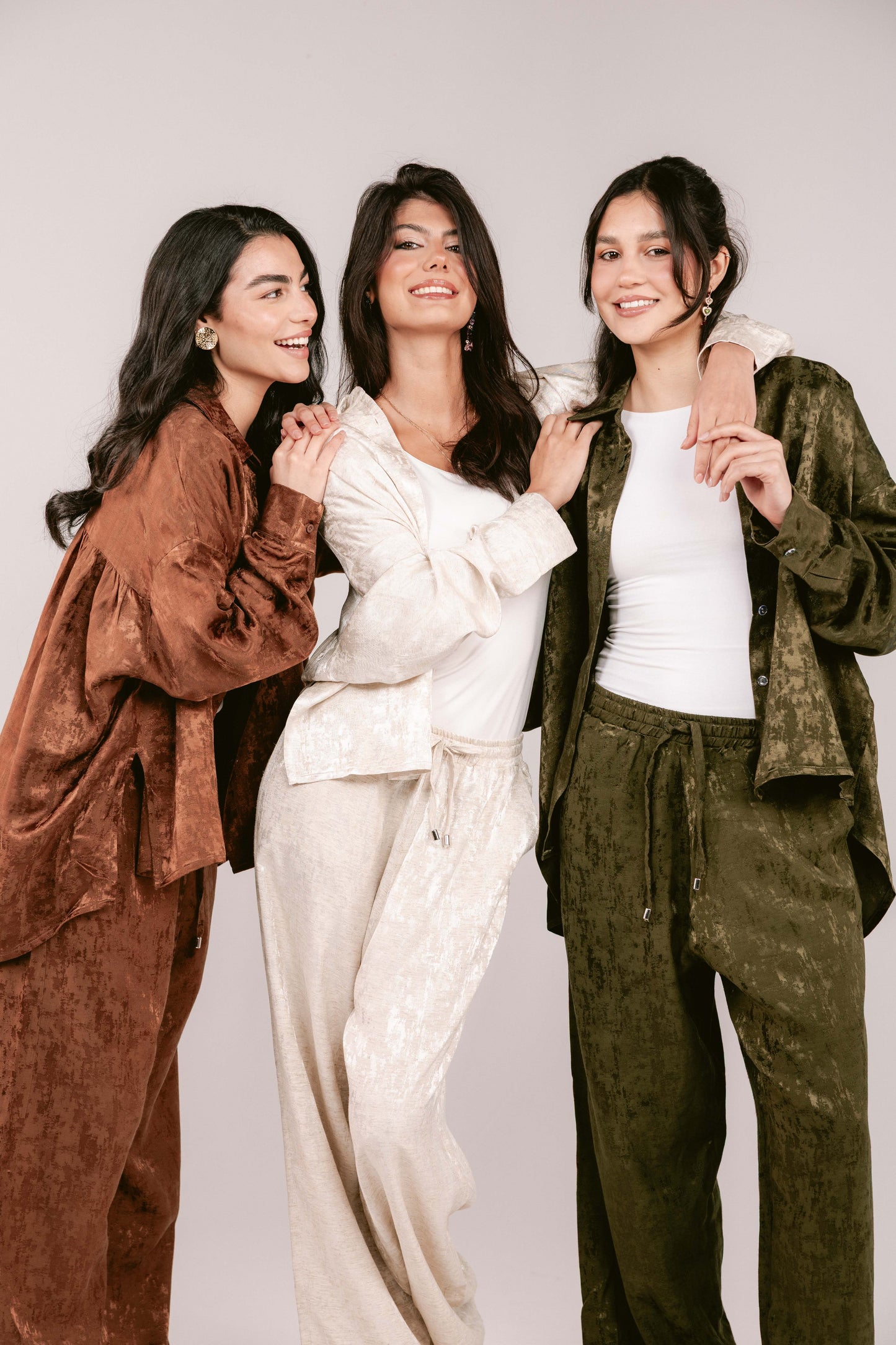 Spring Fever Linen Set - Olive