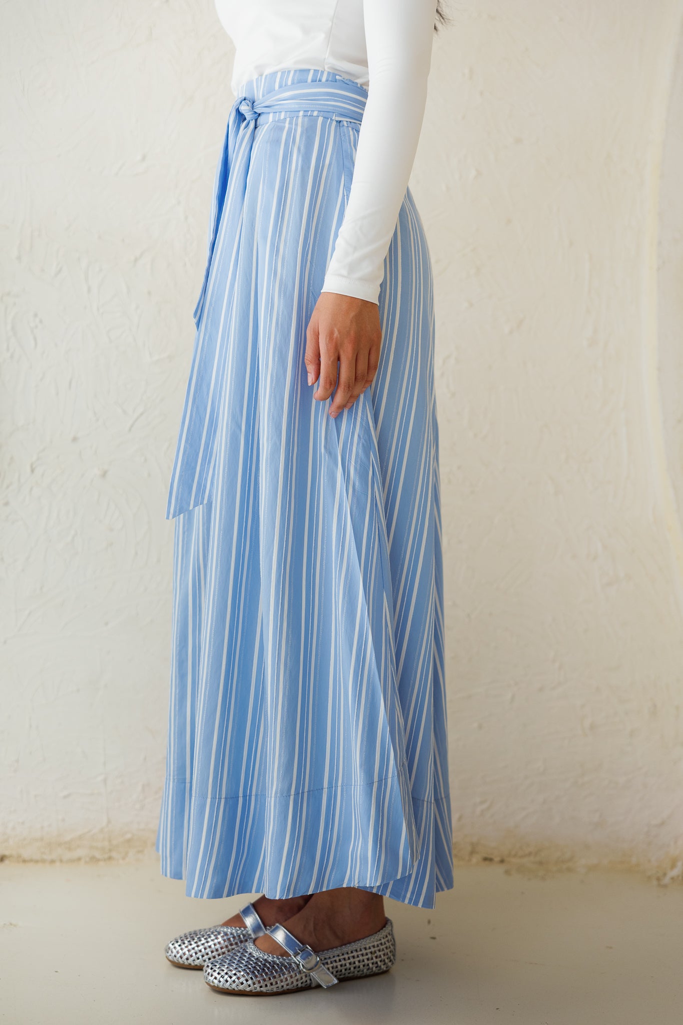 Your Favorite Striped Skirt - Blue