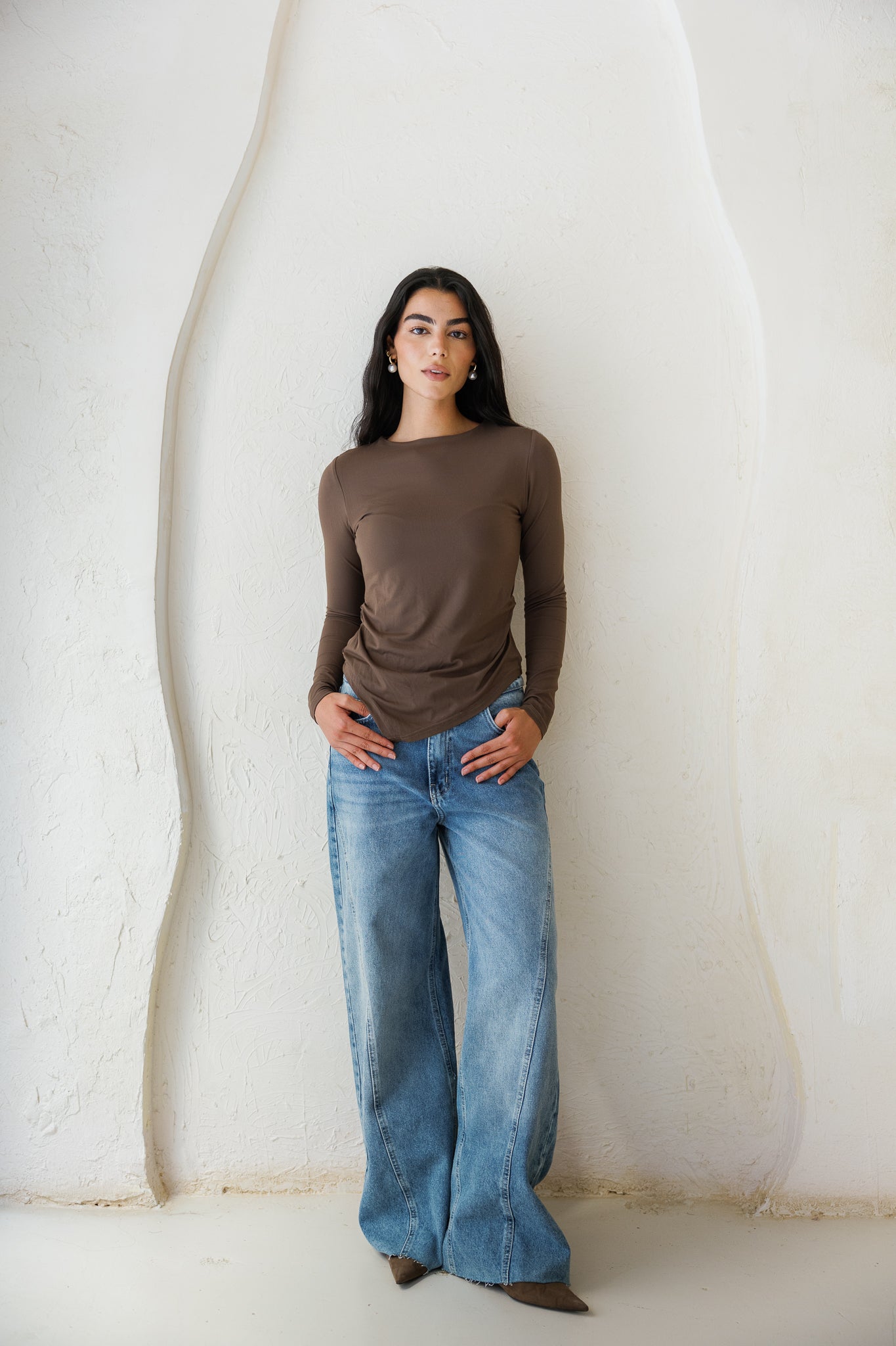 Back To Basics Top - Brown