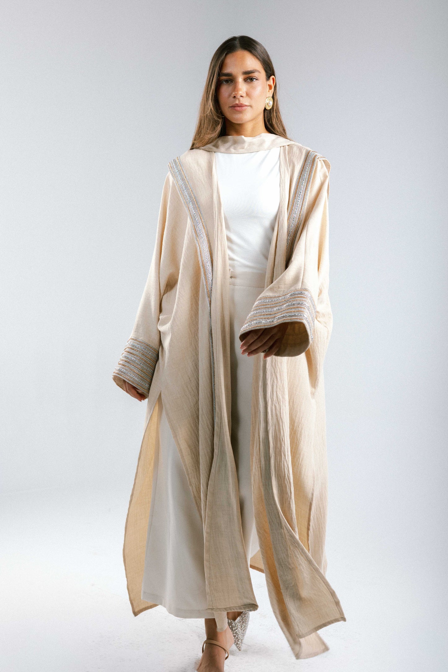 Moroccan Kaftan in Beige