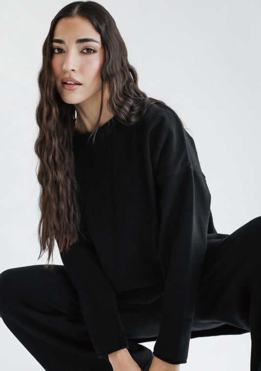Good Feels Knit Set - Black