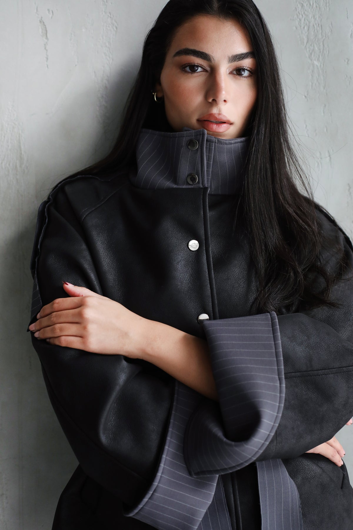 A masterpiece leather jacket - Black