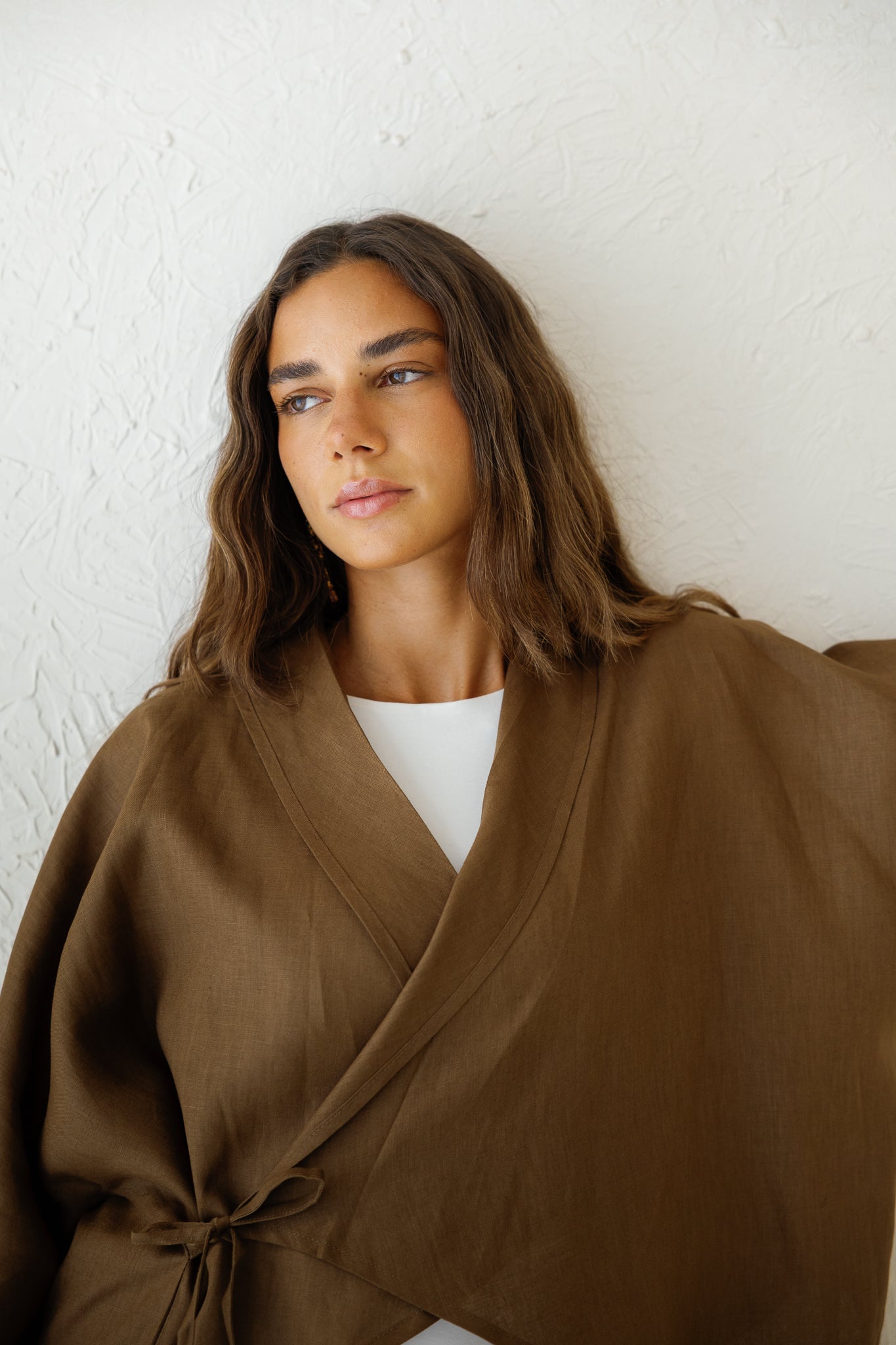 Such A Dreamy Linen Top - Camel