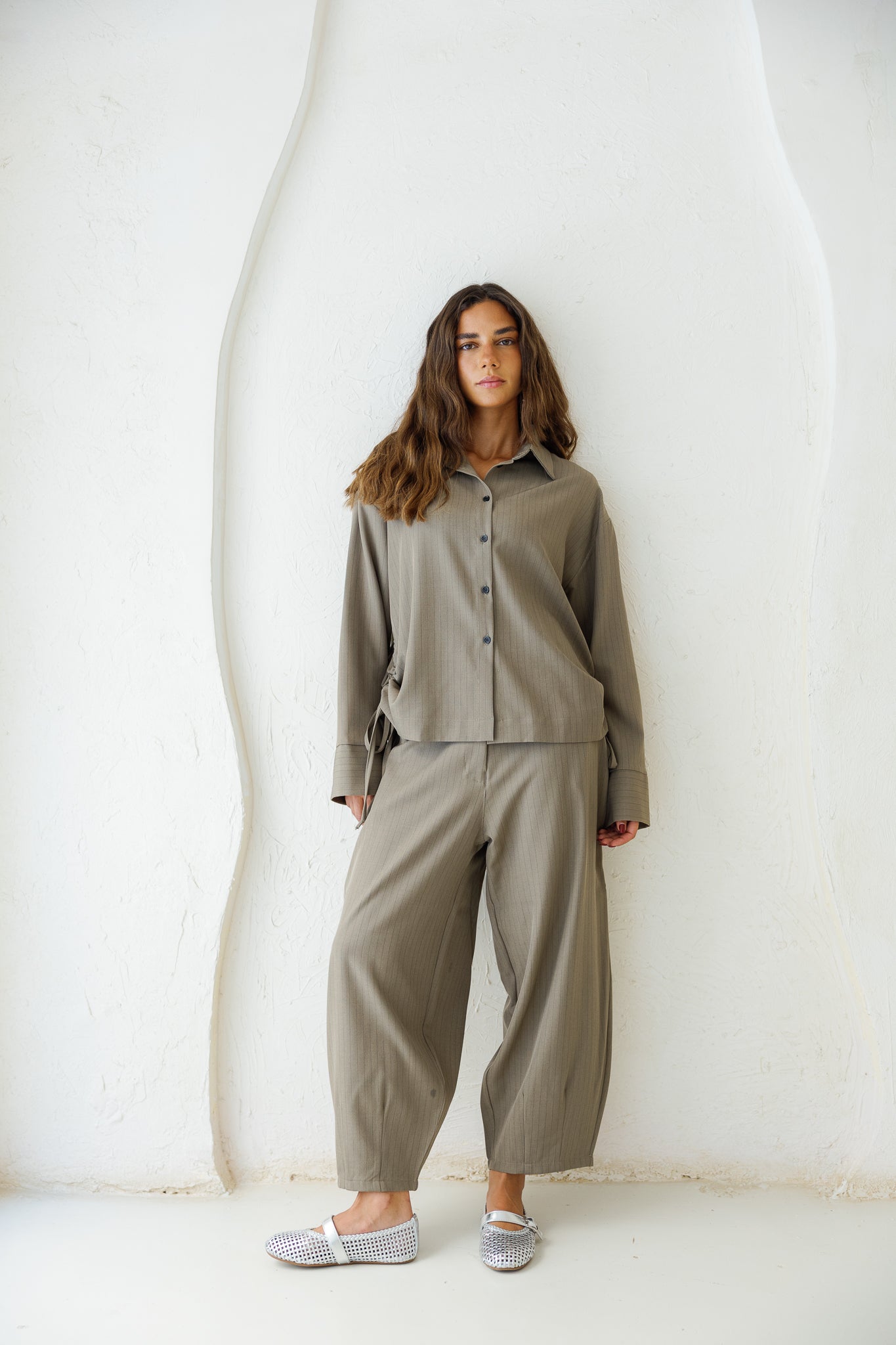 Perfect Tones Striped Set - Olive