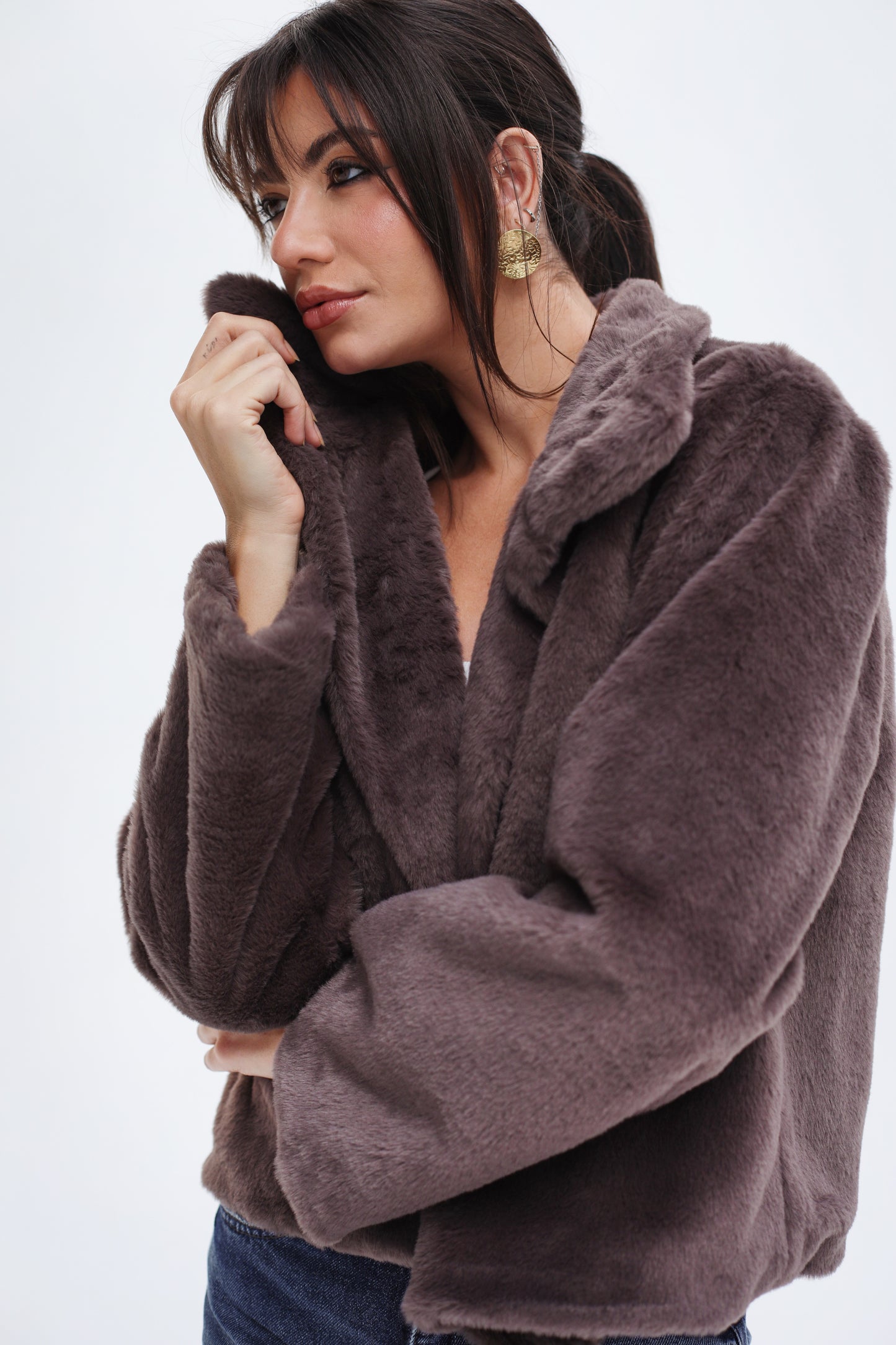 Stunner Faux Fur Jacket - Mink