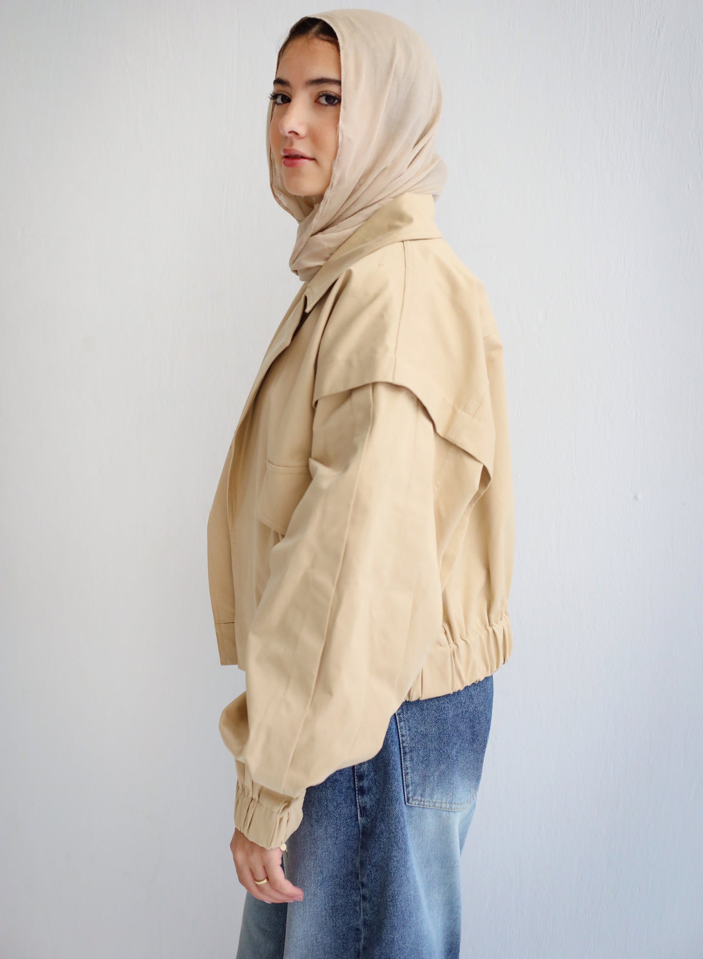 Showstopper Trench Jacket - Beige