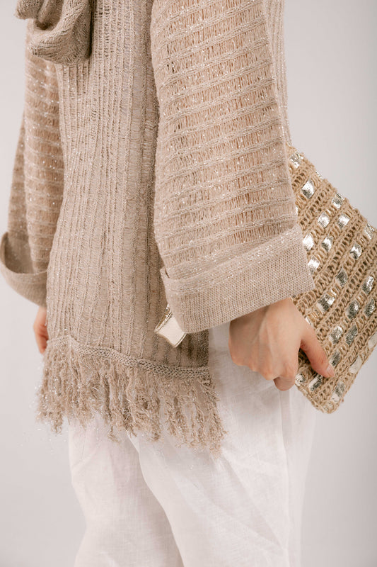 Beach Glow Summer Clutch - Gold
