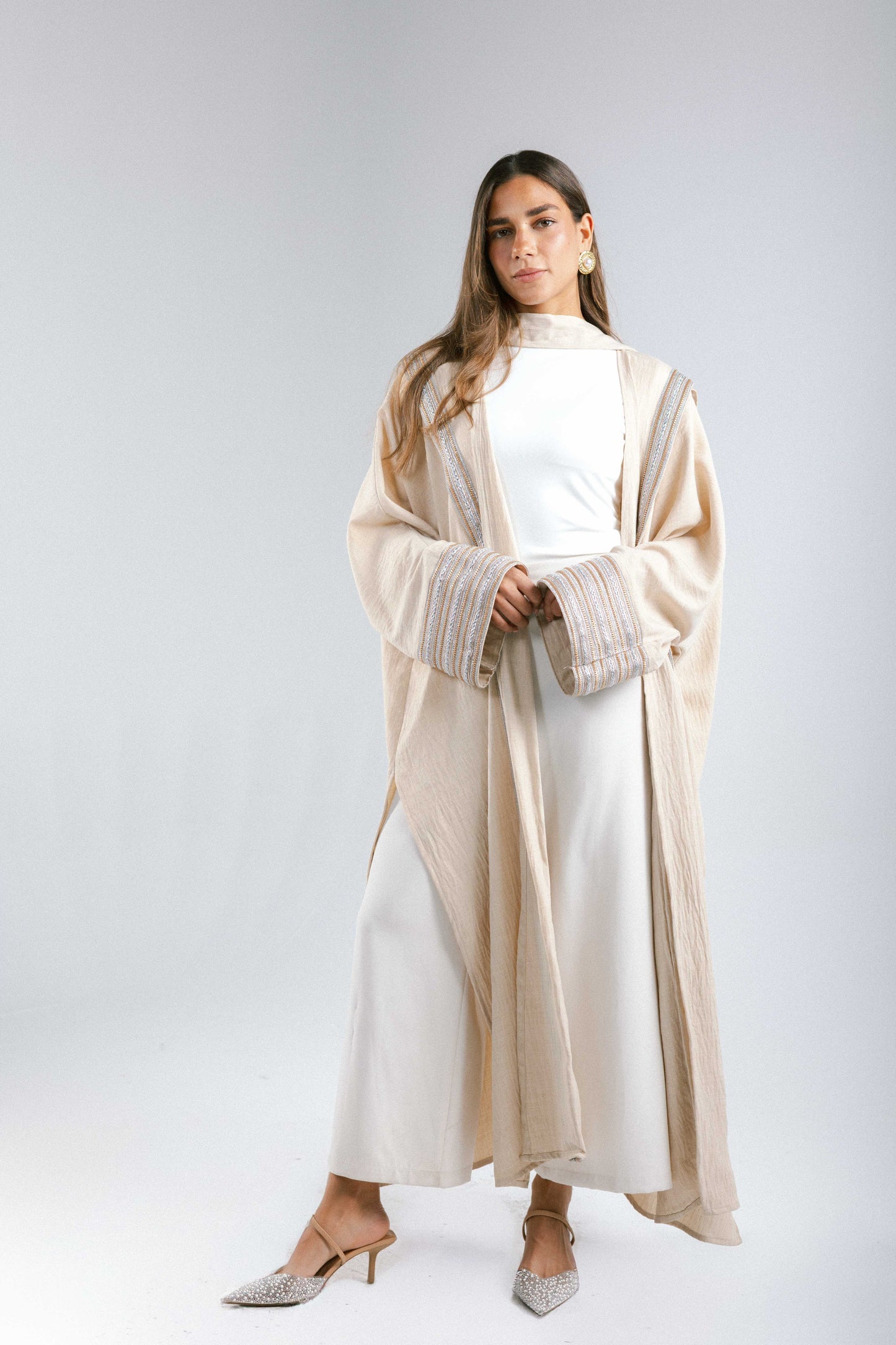 Moroccan Kaftan in Beige
