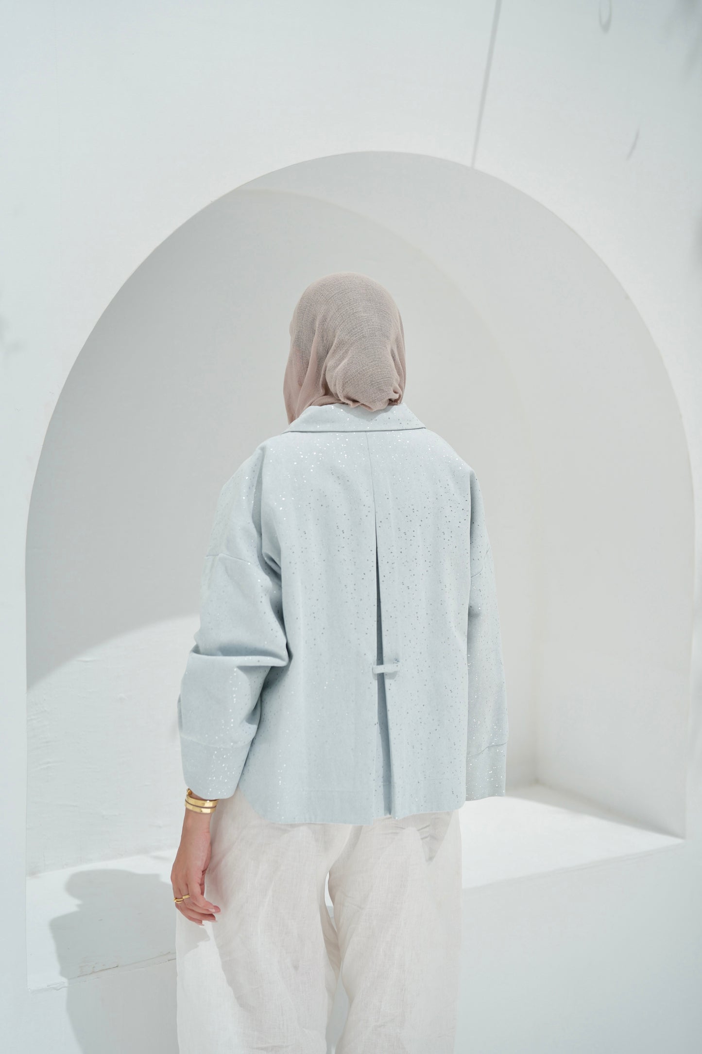 City Lights Denim Jacket - Light Blue