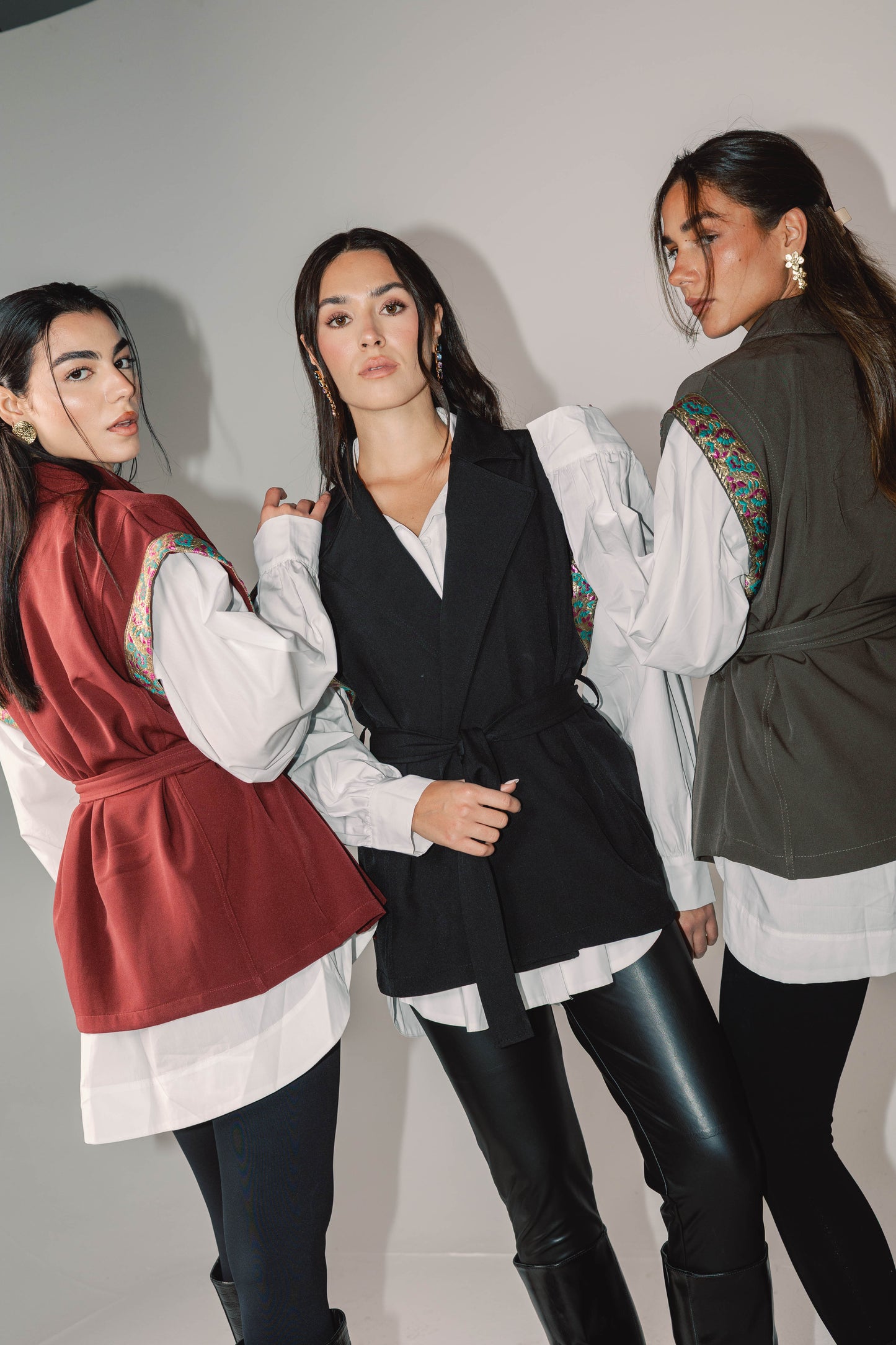 Top Notch Vest in Burgundy