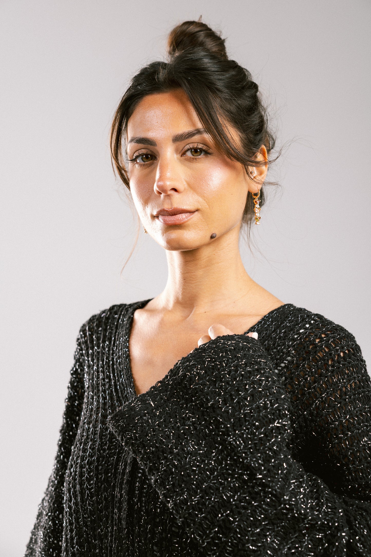 Sunbeam Crochet Coverup Dress - Black