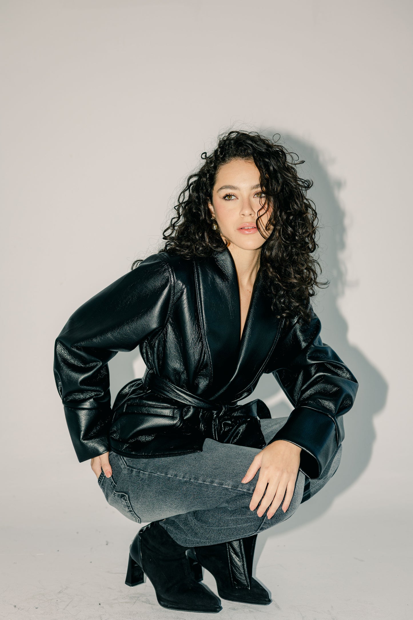 Risk Taker Leather Jacket - Black