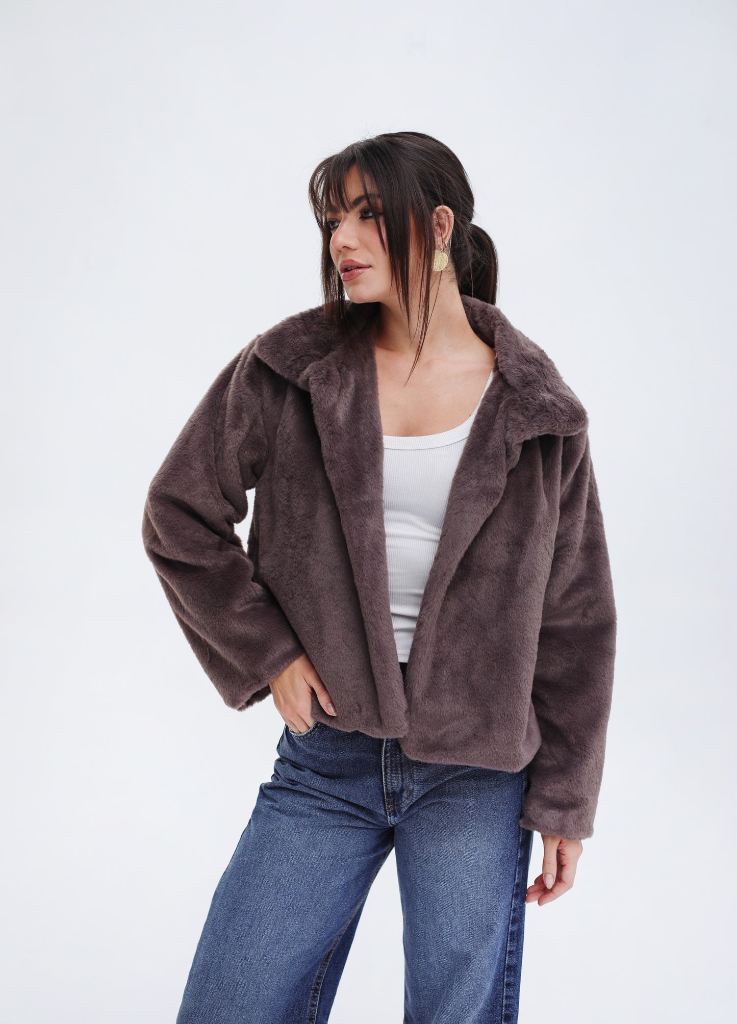 Stunner Faux Fur Jacket - Mink