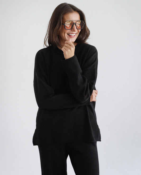 Good Feels Knit Set - Black