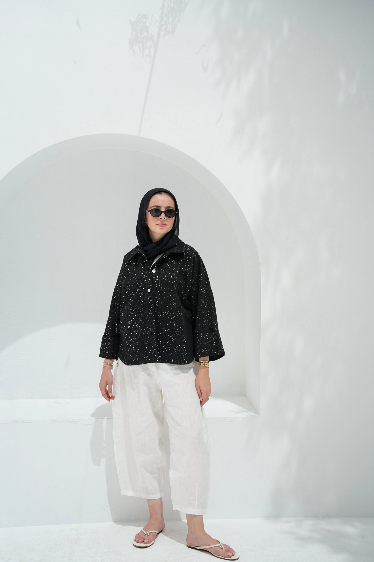 City Lights Denim Jacket - Black