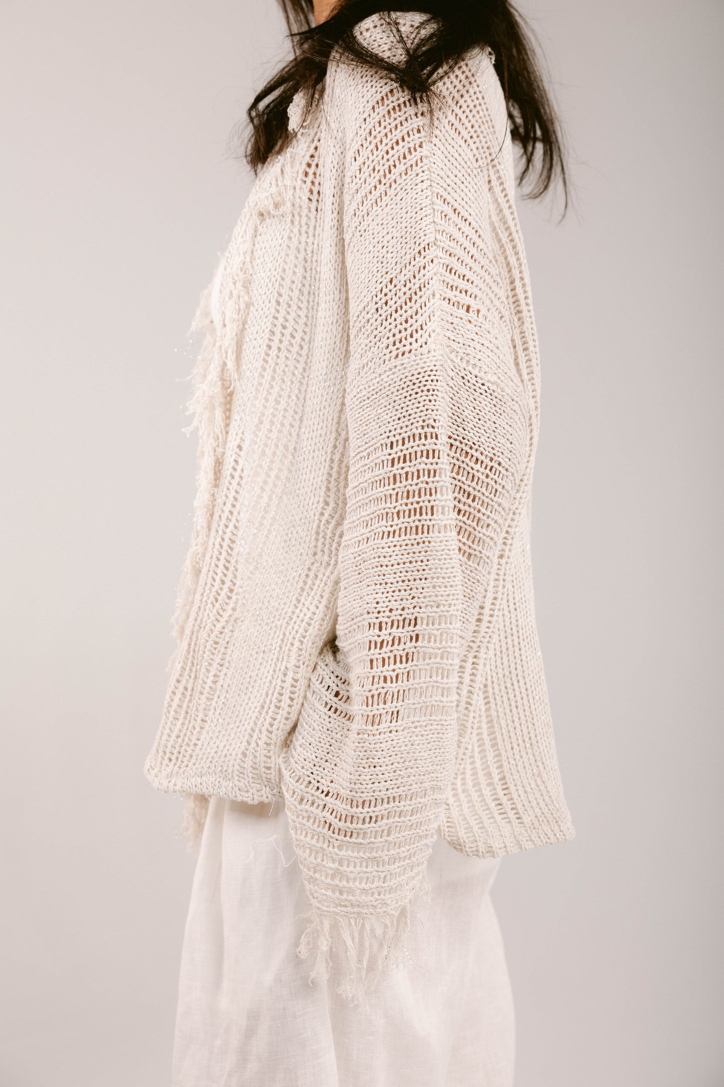 Brighter Days Crochet Cardigan - Off-White