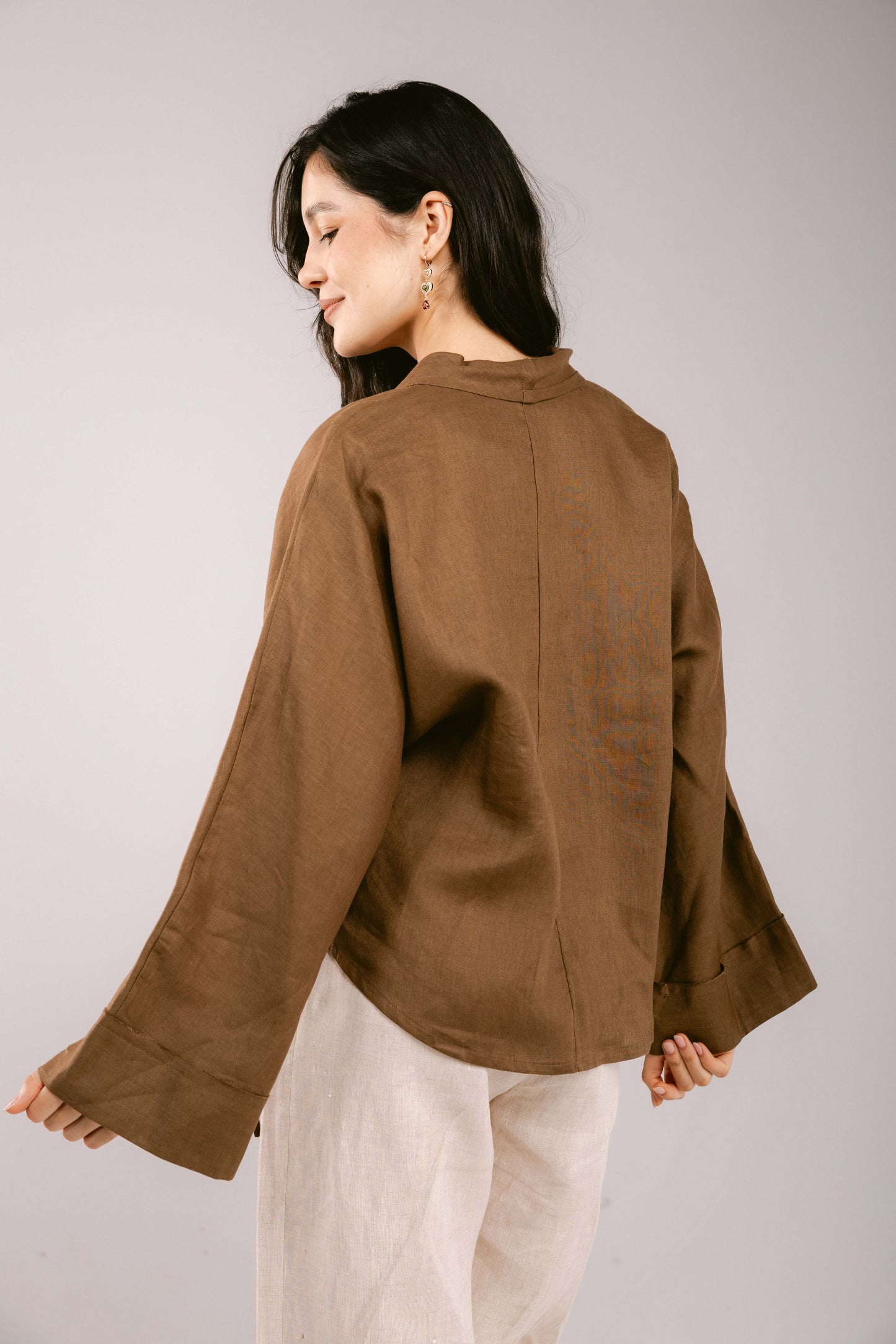 Such A Dreamy Linen Top - Camel