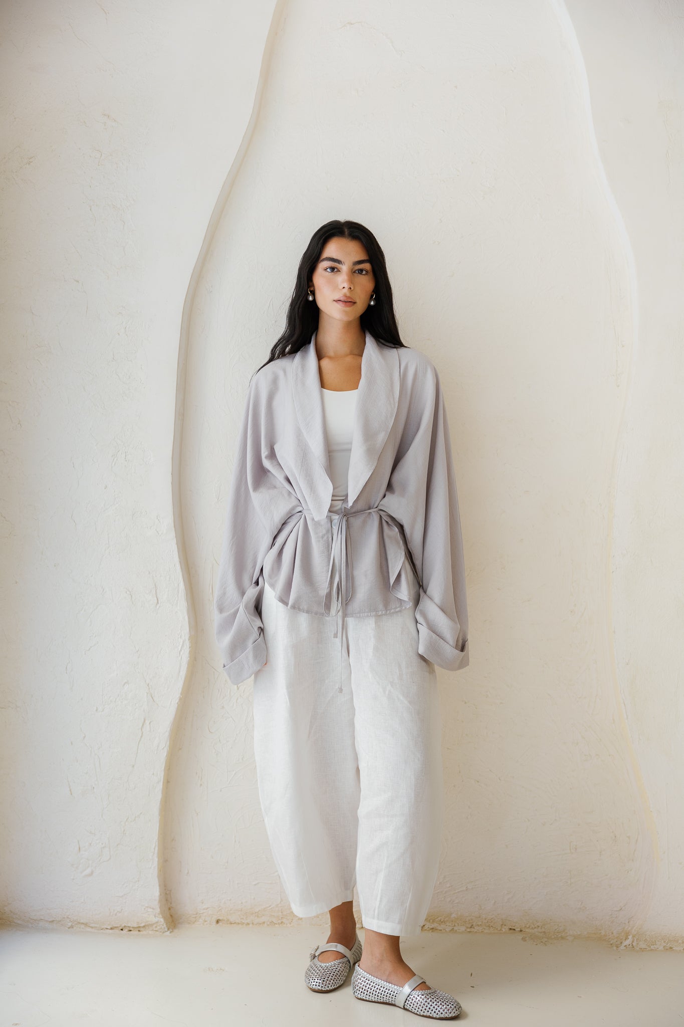 Daisy Field Cardigan - Grey