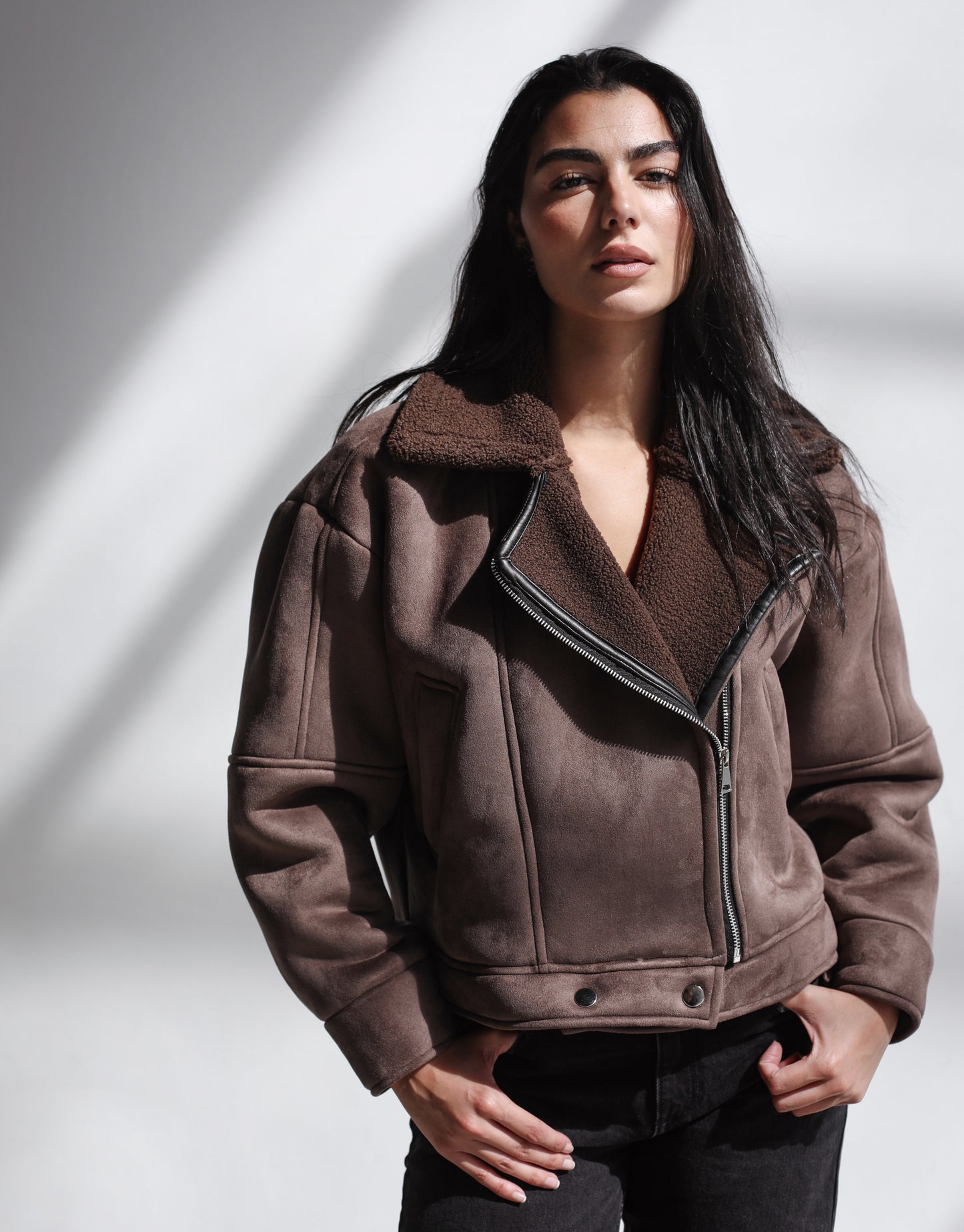Dare To Dream Moto Jacket - Brown