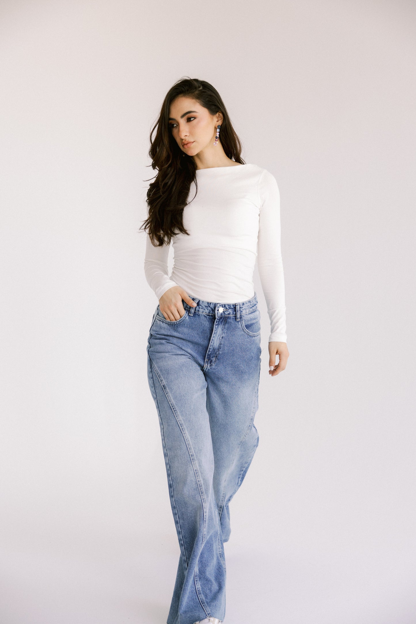 Cool Girl Denim Pants - Light Blue