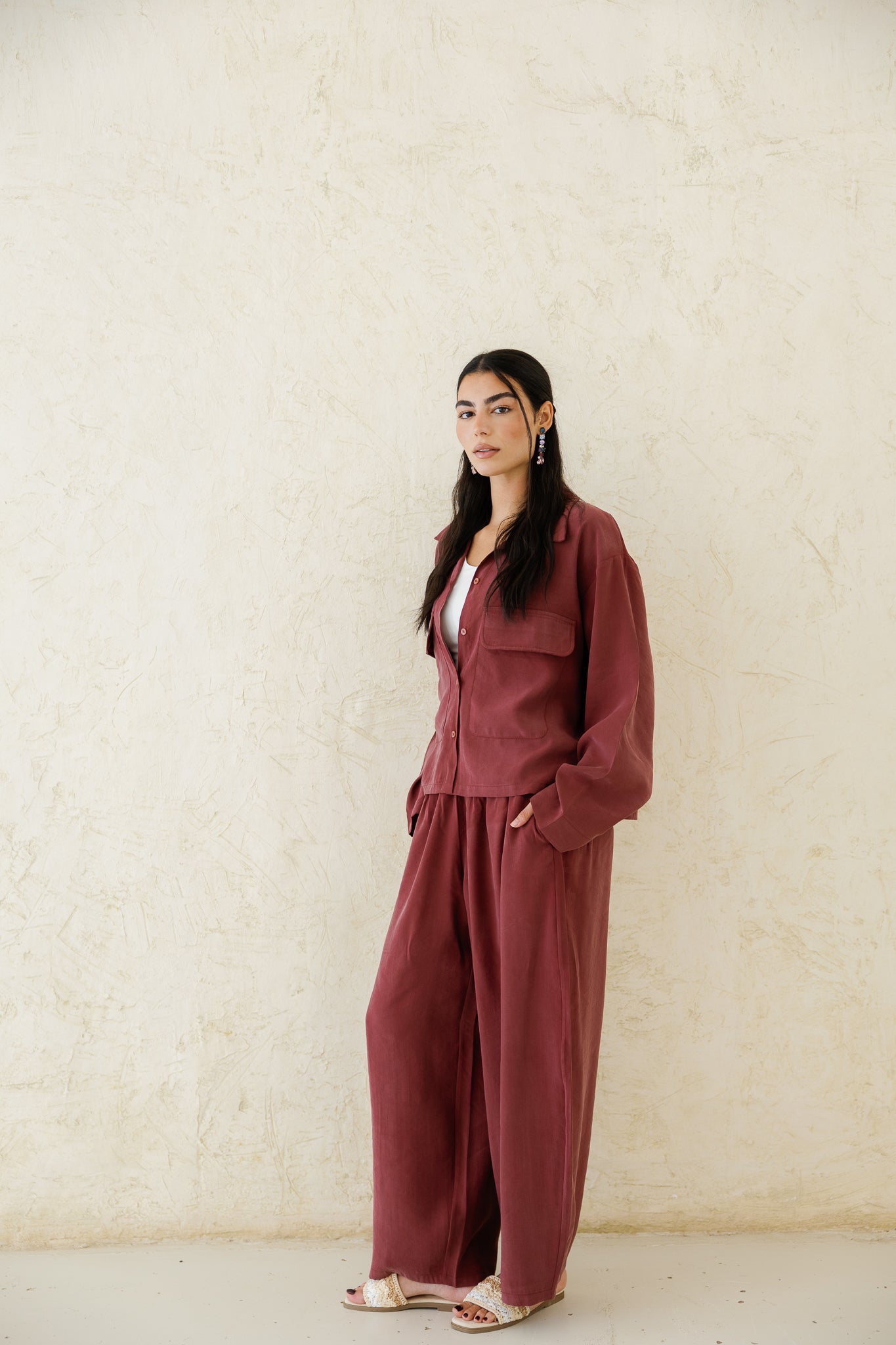 Light as a Feather Set - Burgundy