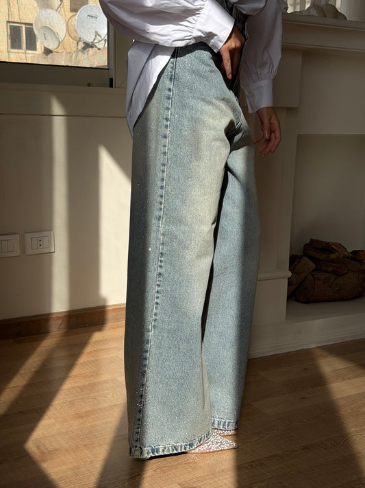 Stargazer Denim Pants in Blue