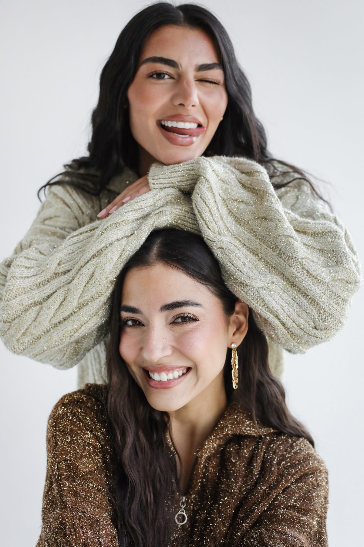 Too good to take off knit sweater - Beige
