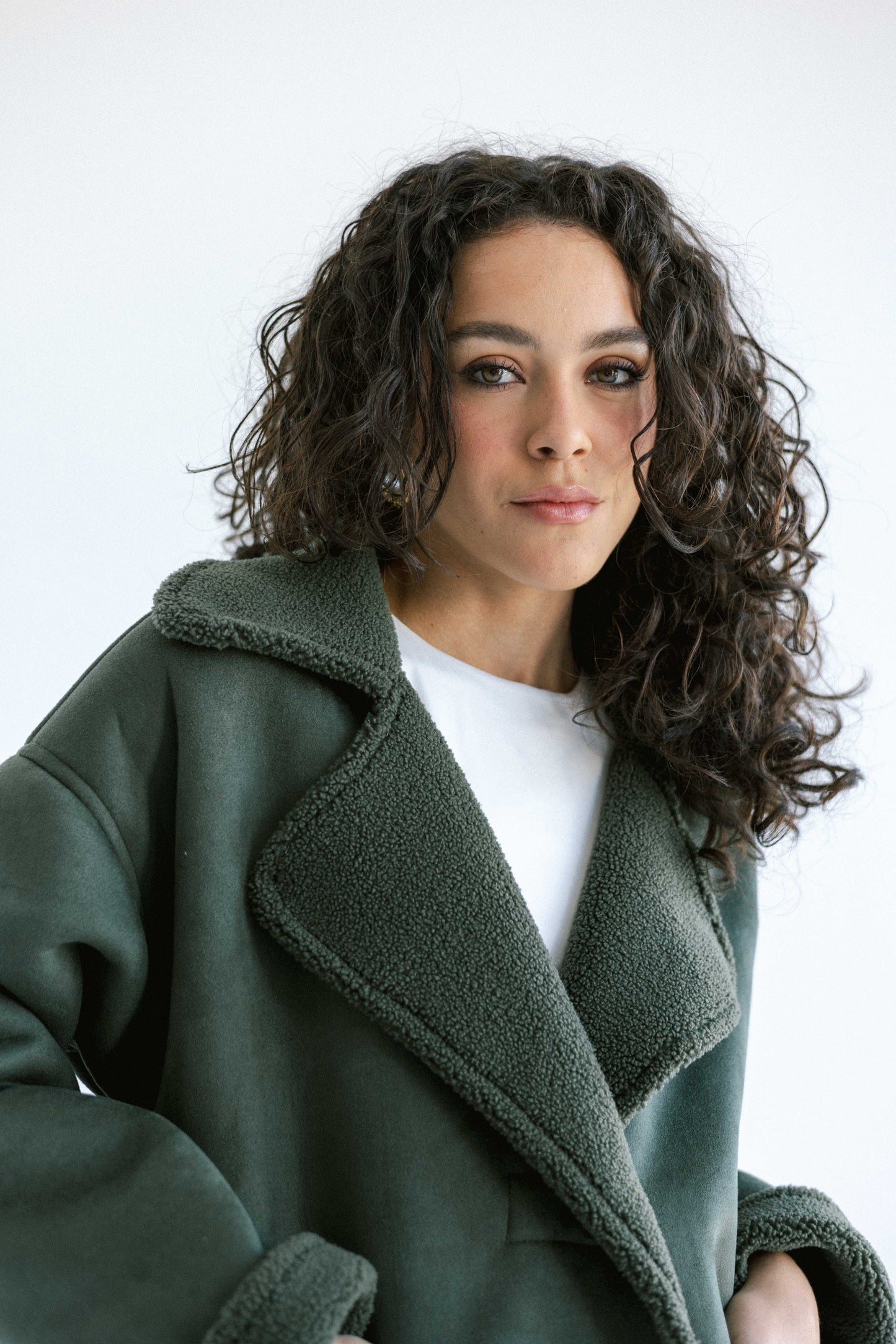 Warmth Shearling Jacket - Green