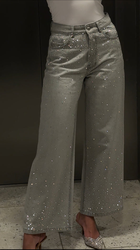 Current Obsession Denim Pants in Grey