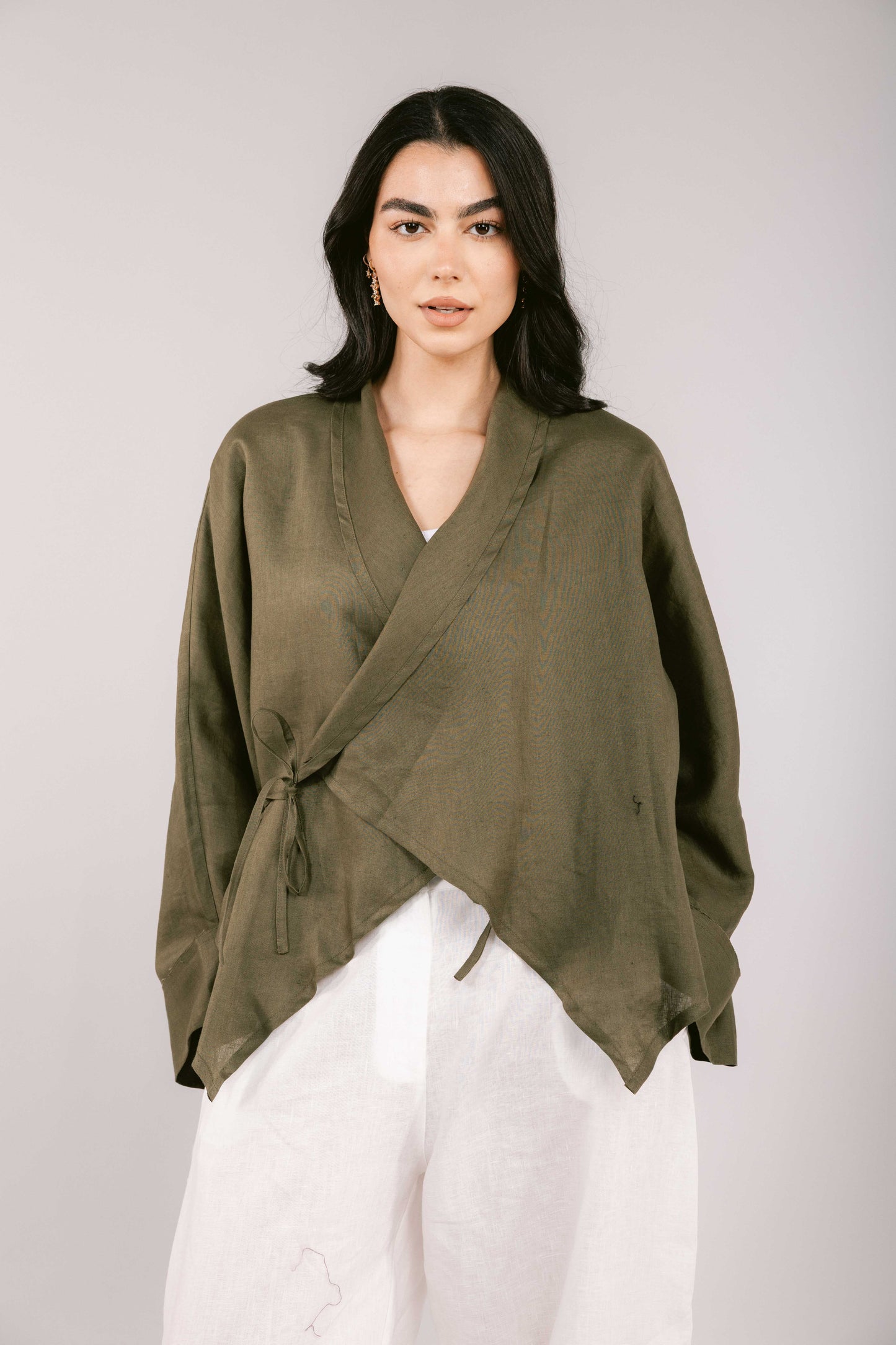 Such A Dreamy Linen Top - Olive