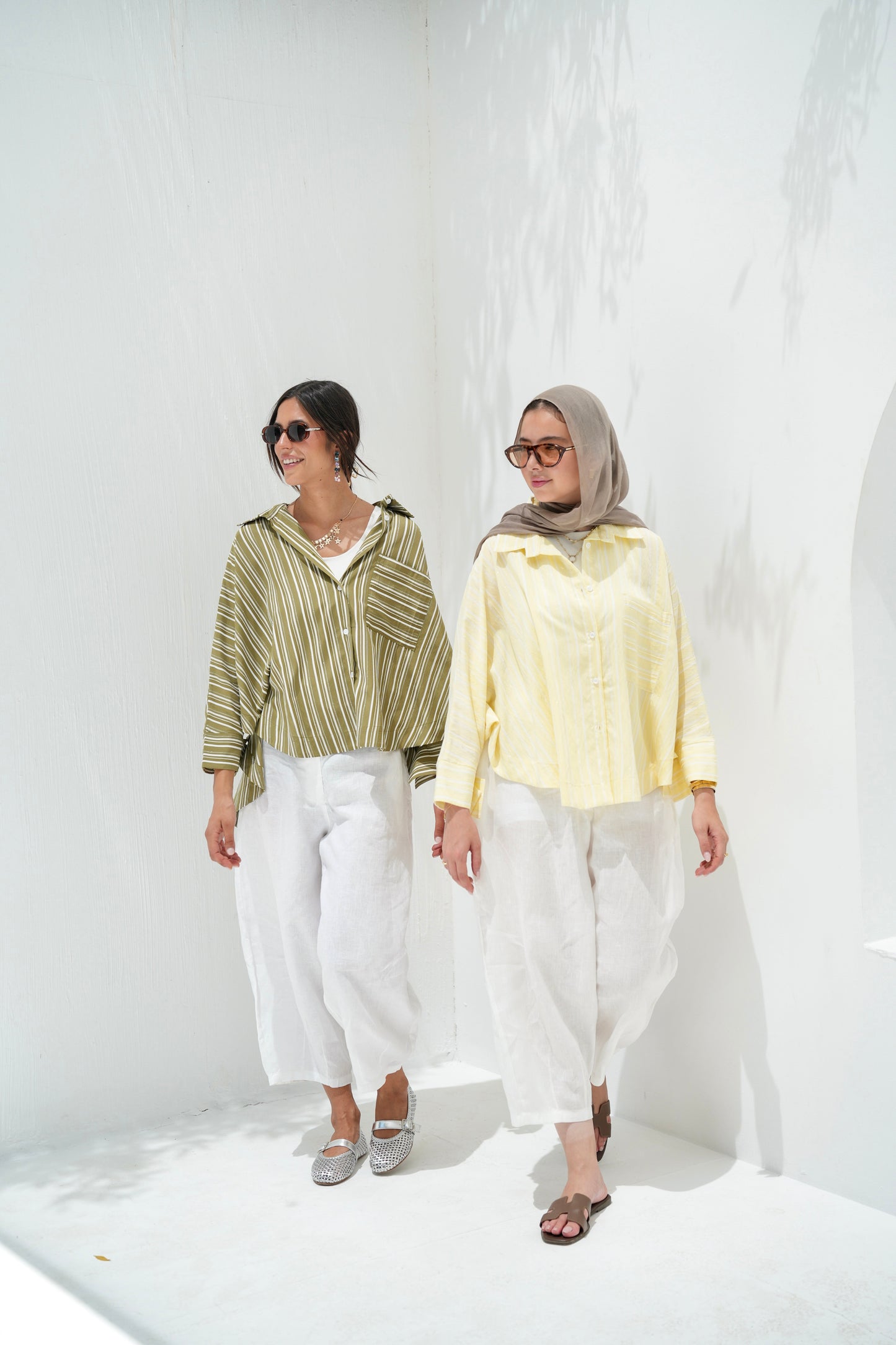 Over The Rainbow Striped Shirt - Yellow