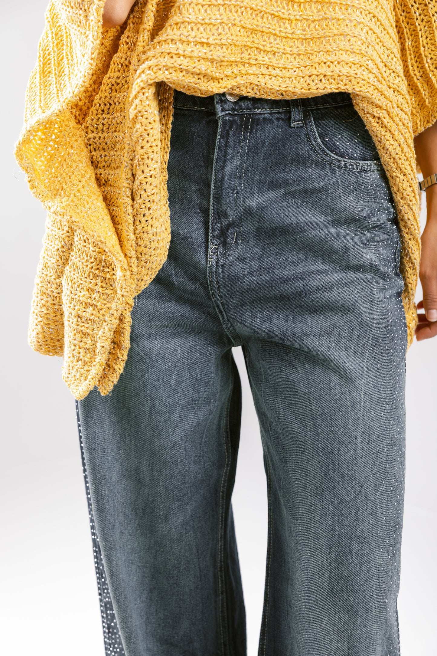 Stargazer Denim Pants in Dark Blue