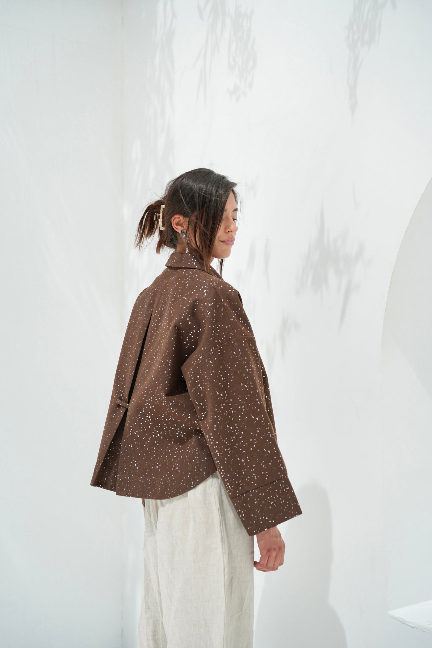 City Lights Denim Jacket - Brown