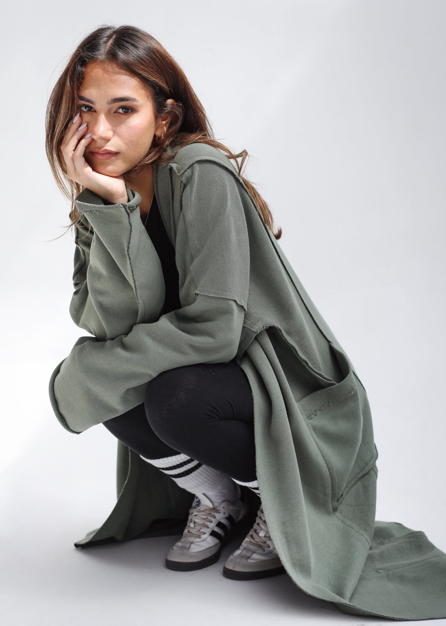 Forever Young Cardigan - Olive