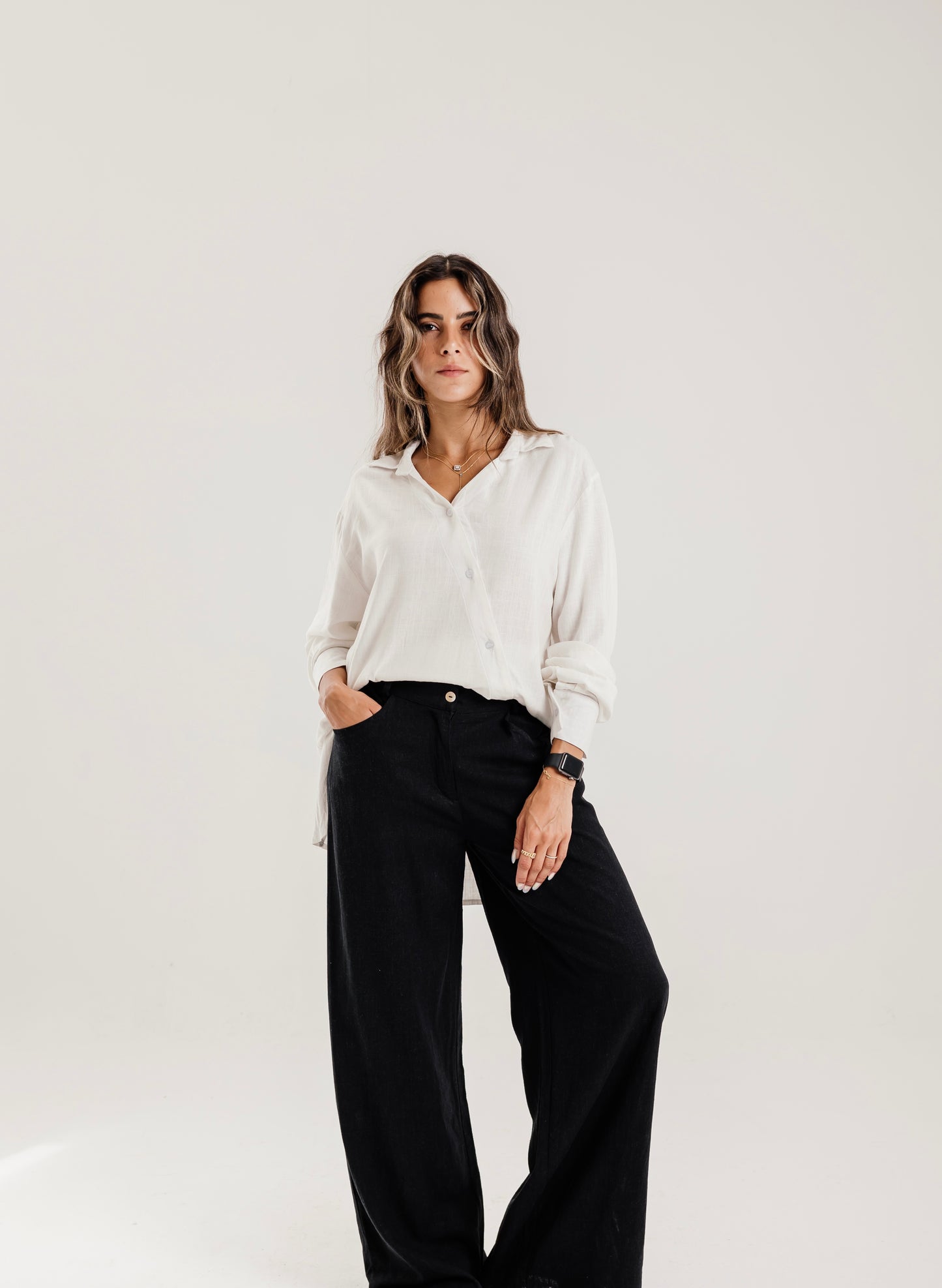 Linen Pants in Black