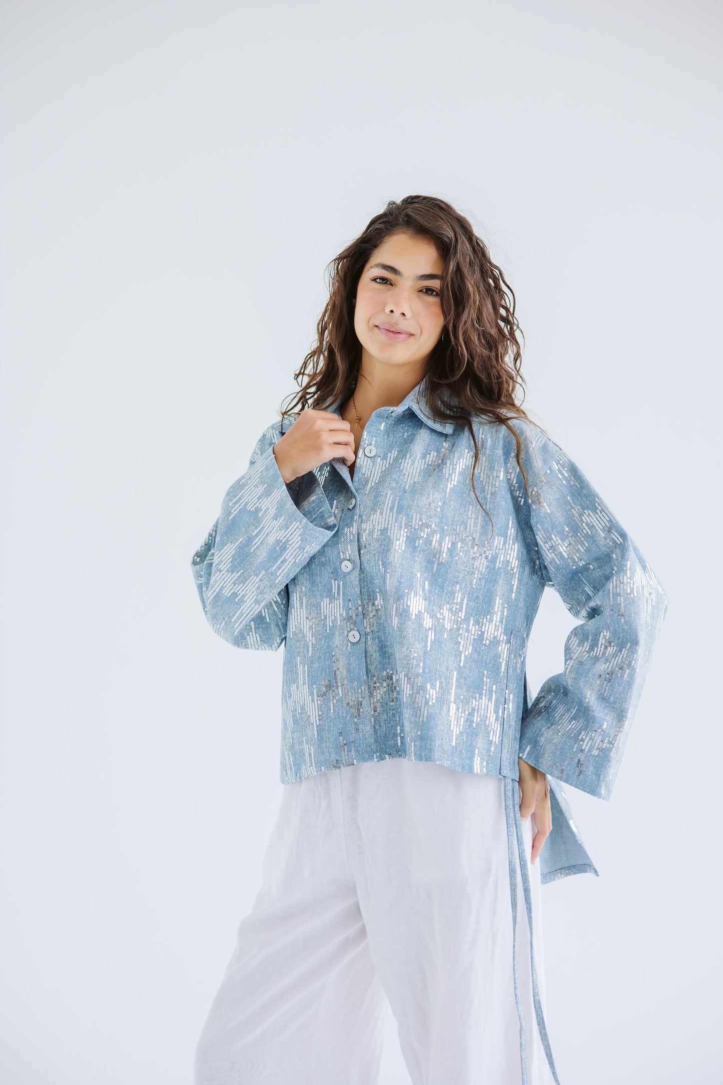 Out of This World Denim Shirt