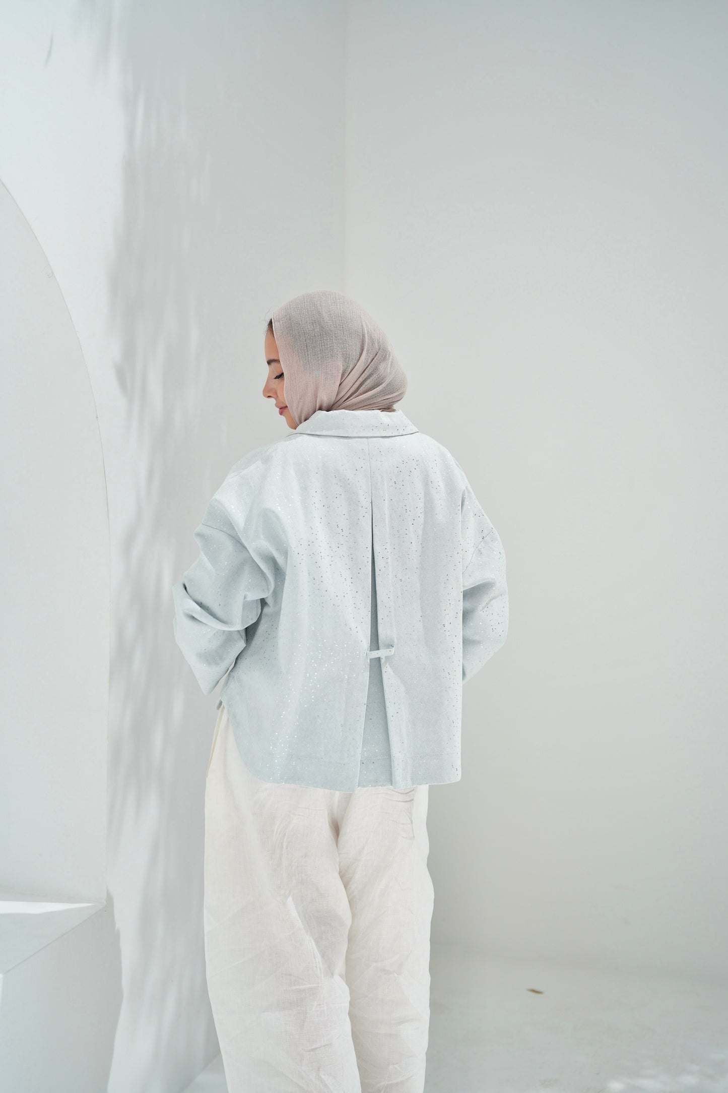 City Lights Denim Jacket - Light Blue