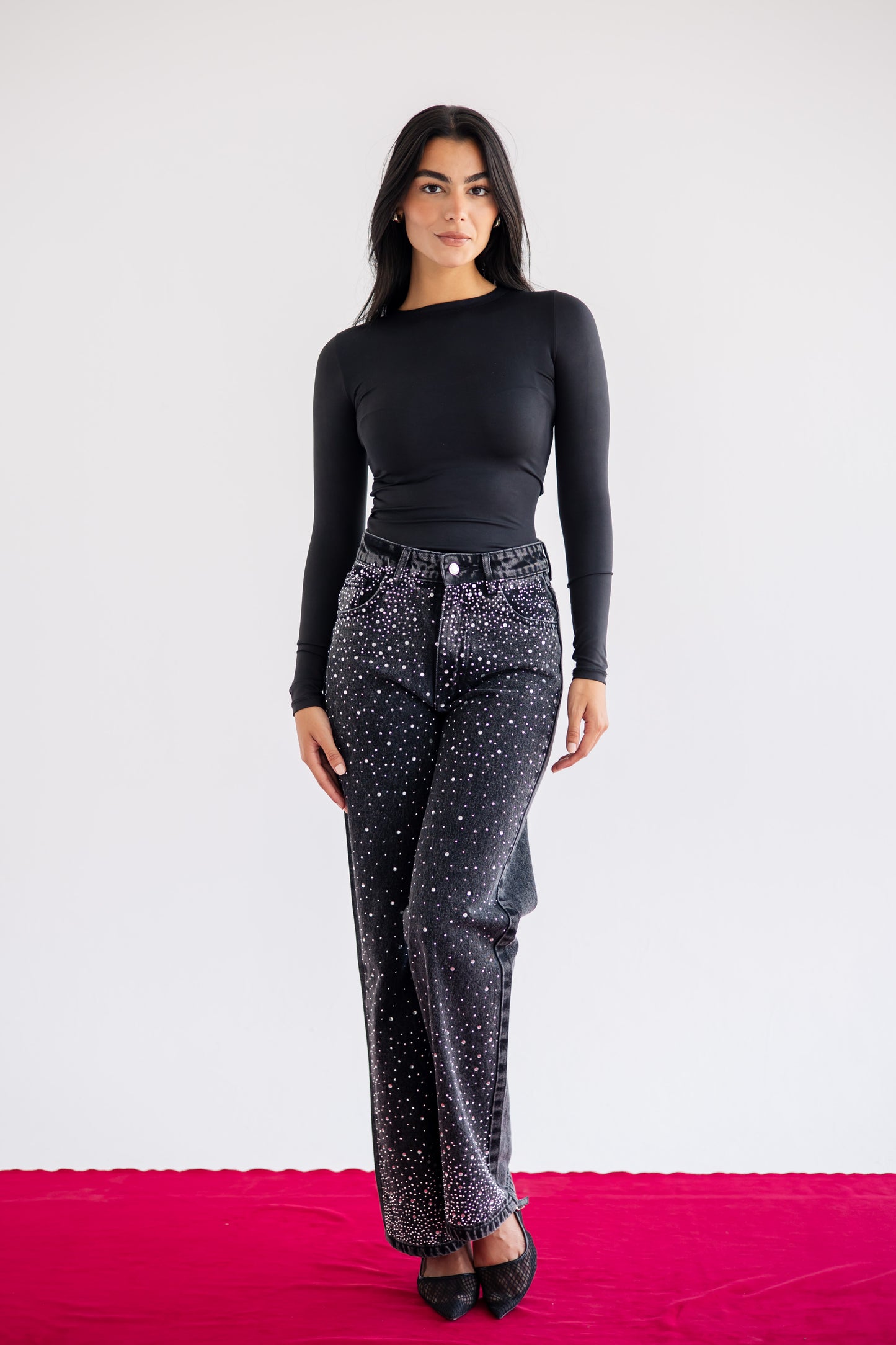 Current Obsession Denim Pants in Black