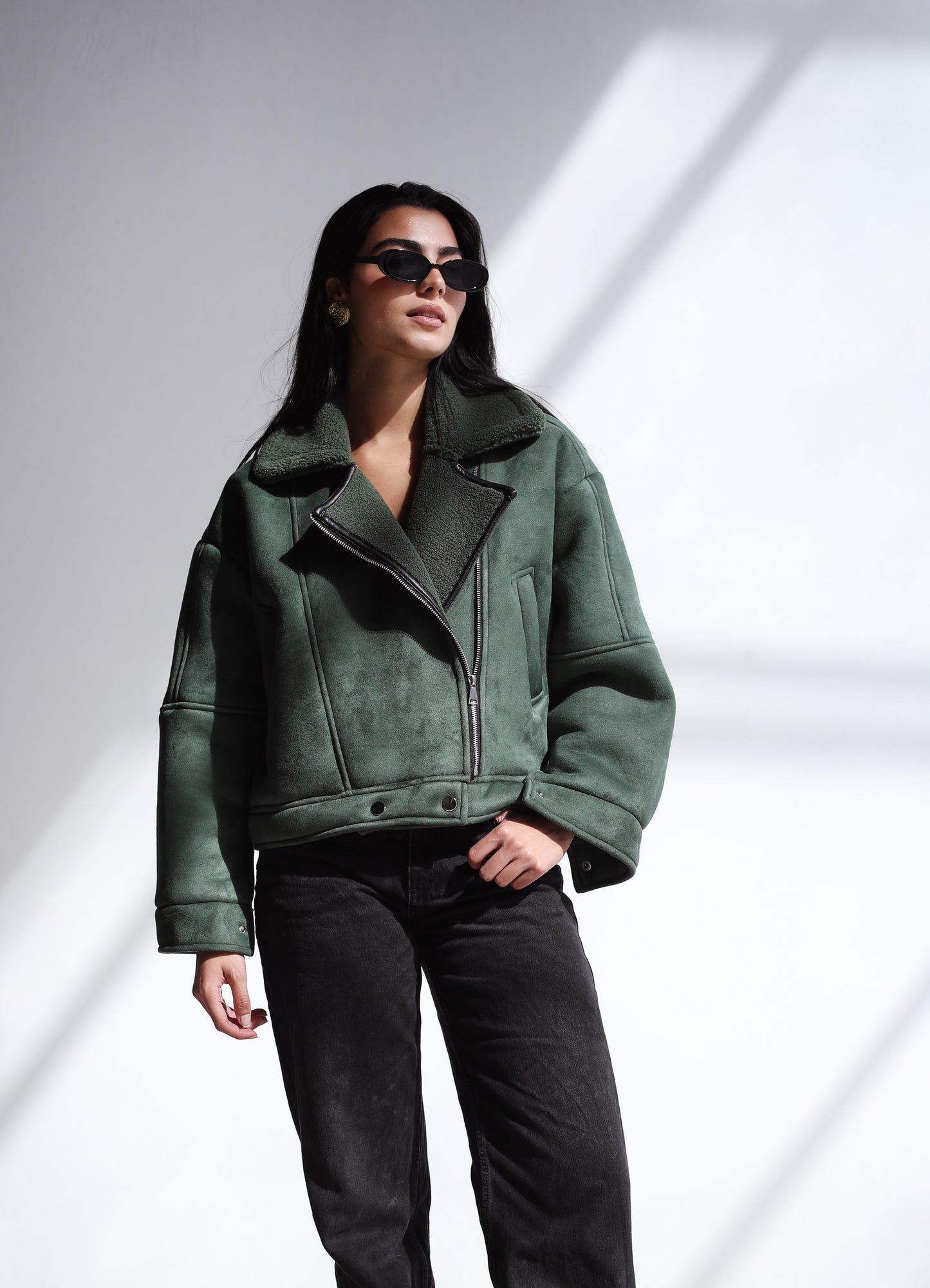 Dare To Dream Moto Jacket - Olive