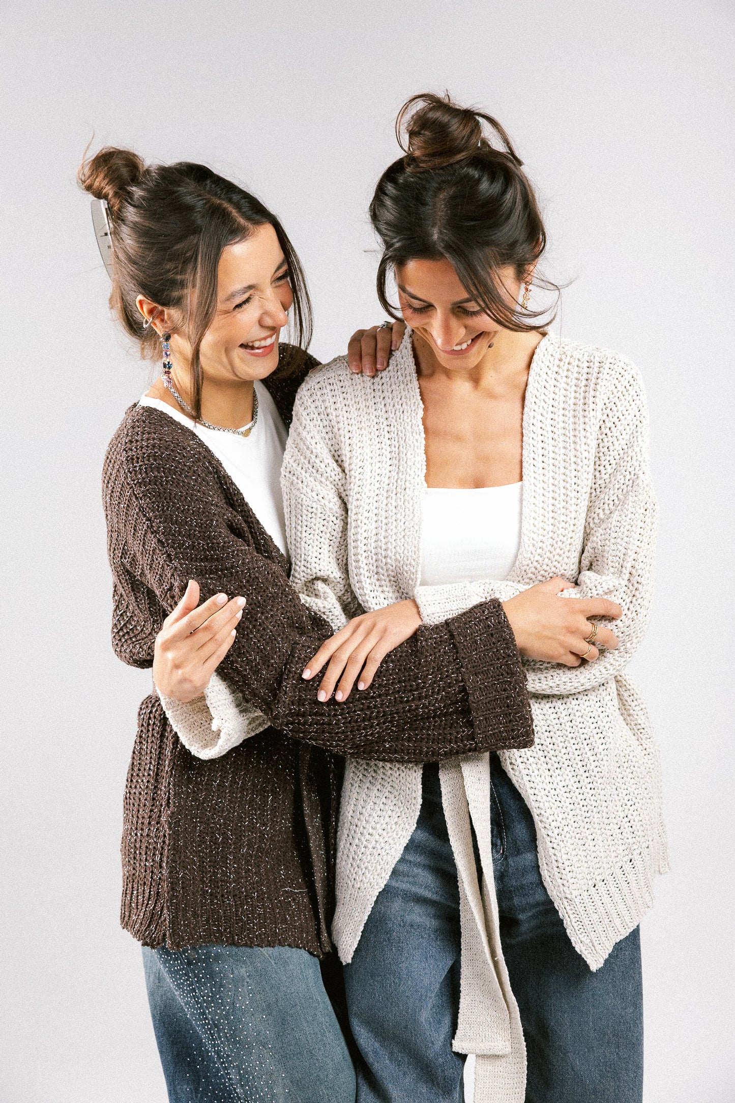 Crystal Skies Crochet Cardigan - Off-White
