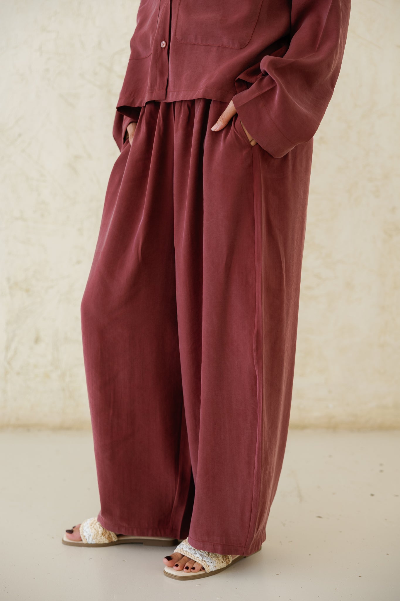 Light as a Feather Set - Burgundy