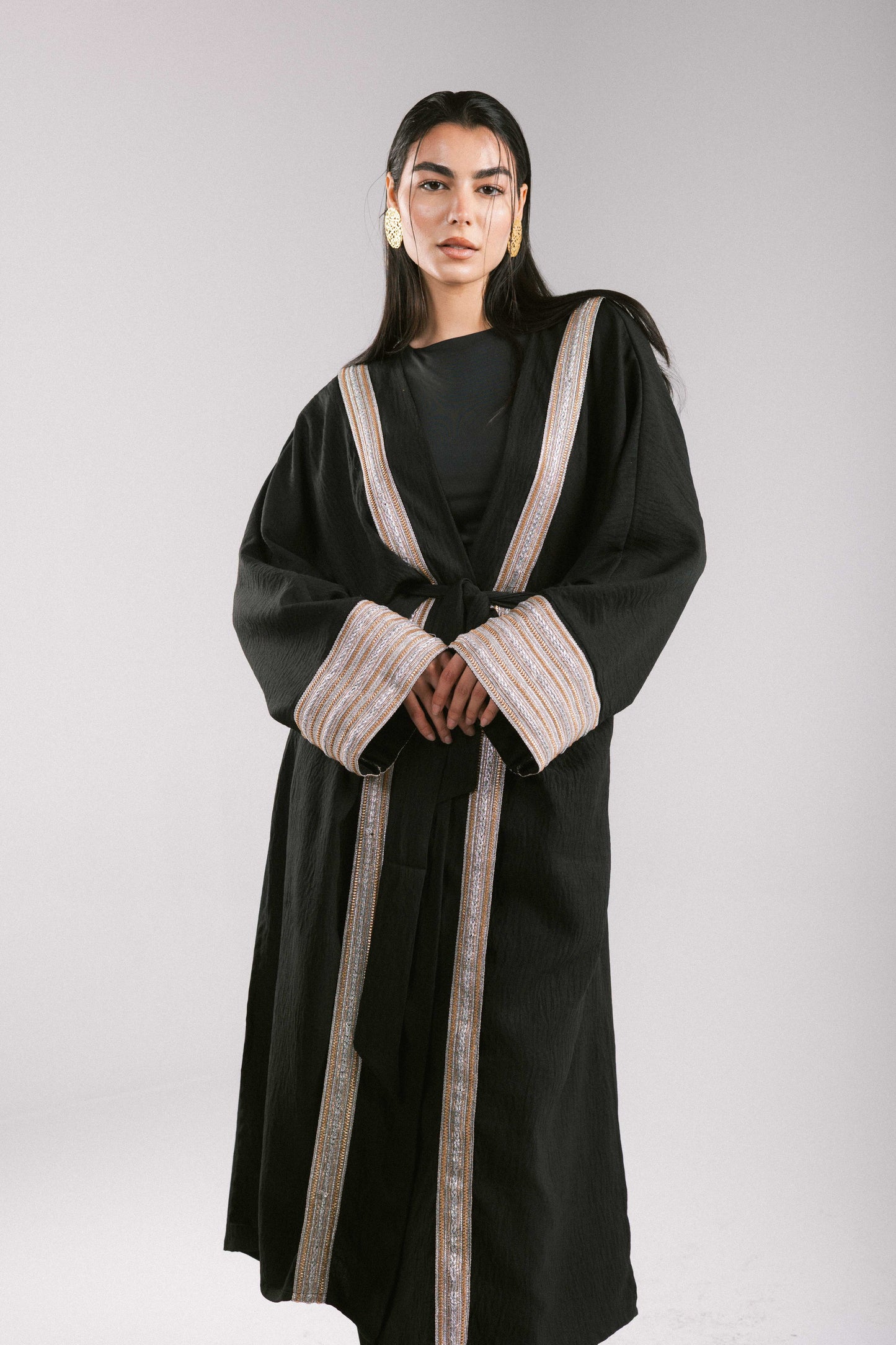 Moroccan Kaftan in Black