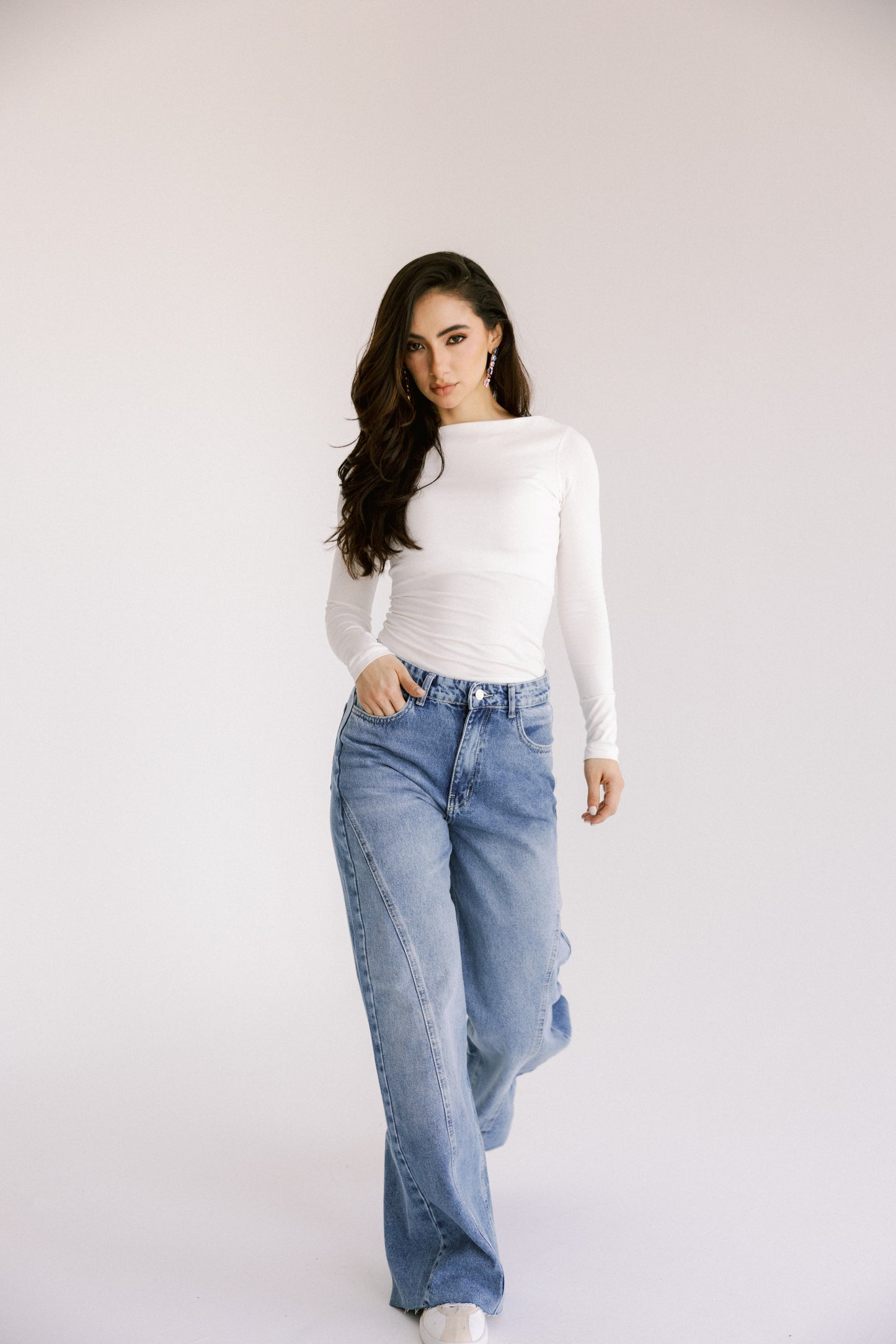 Cool Girl Denim Pants - Light Blue