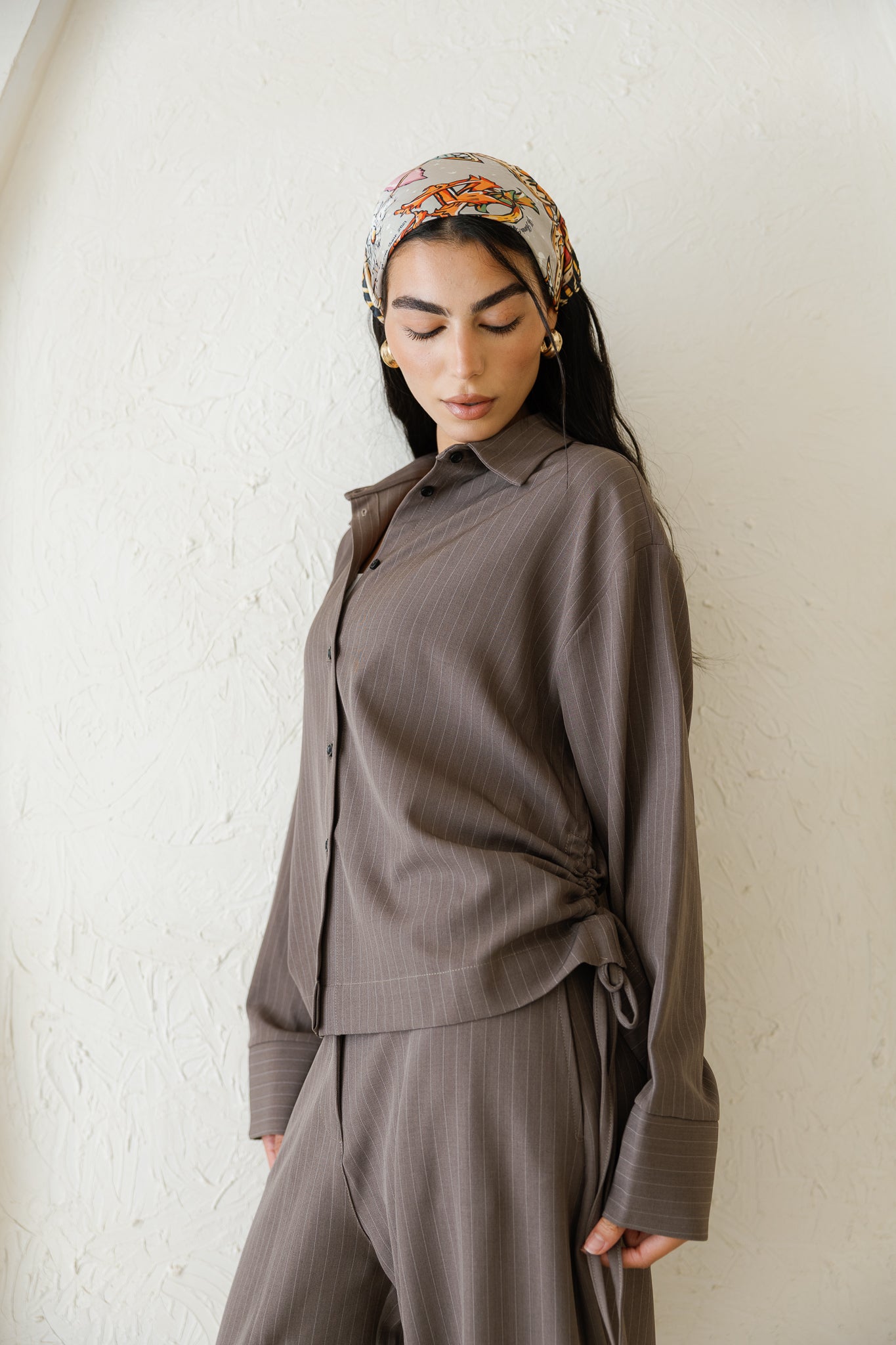 Perfect Tones Striped Set - Brown