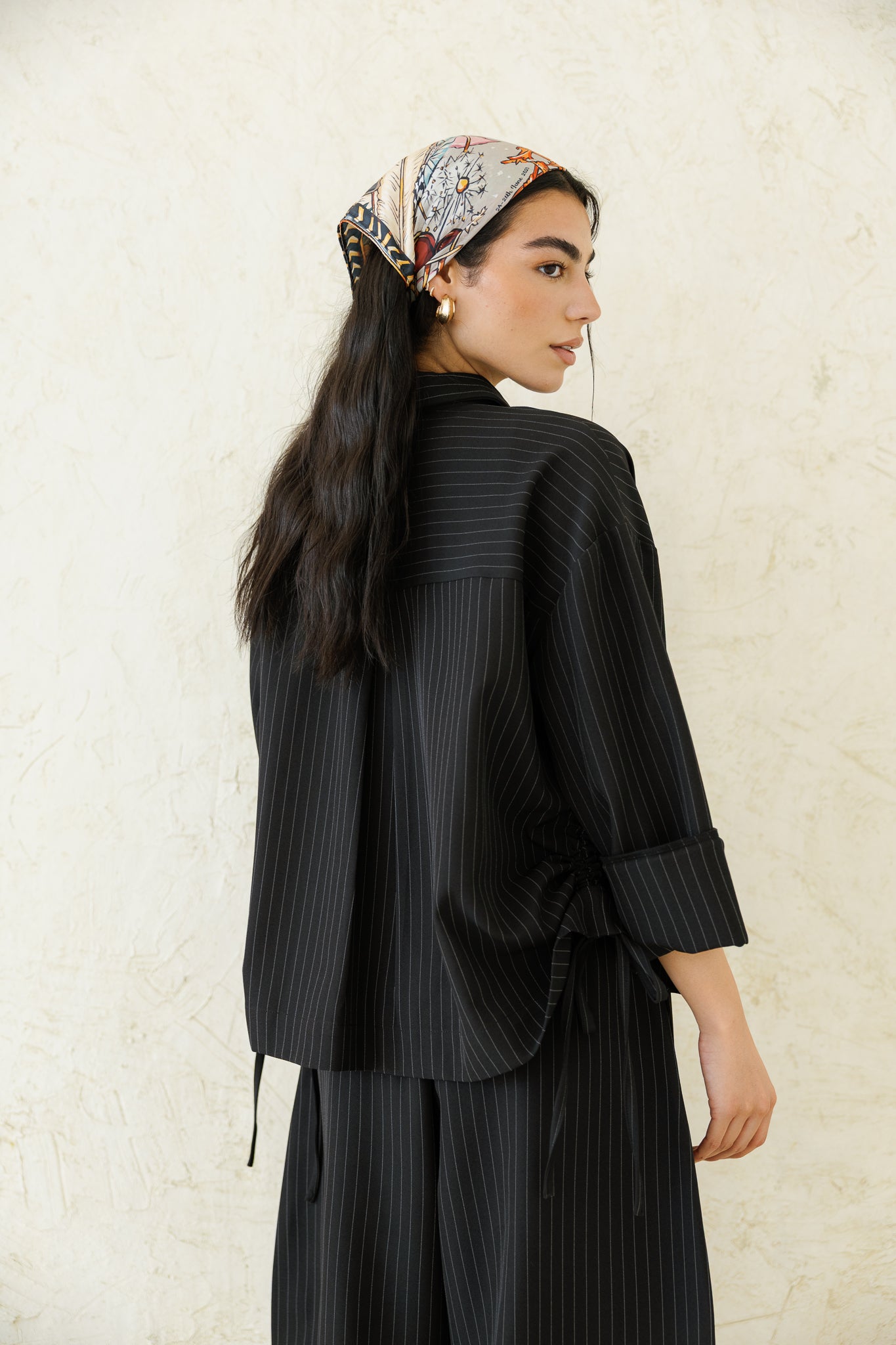 Perfect Tones Striped Set - Black