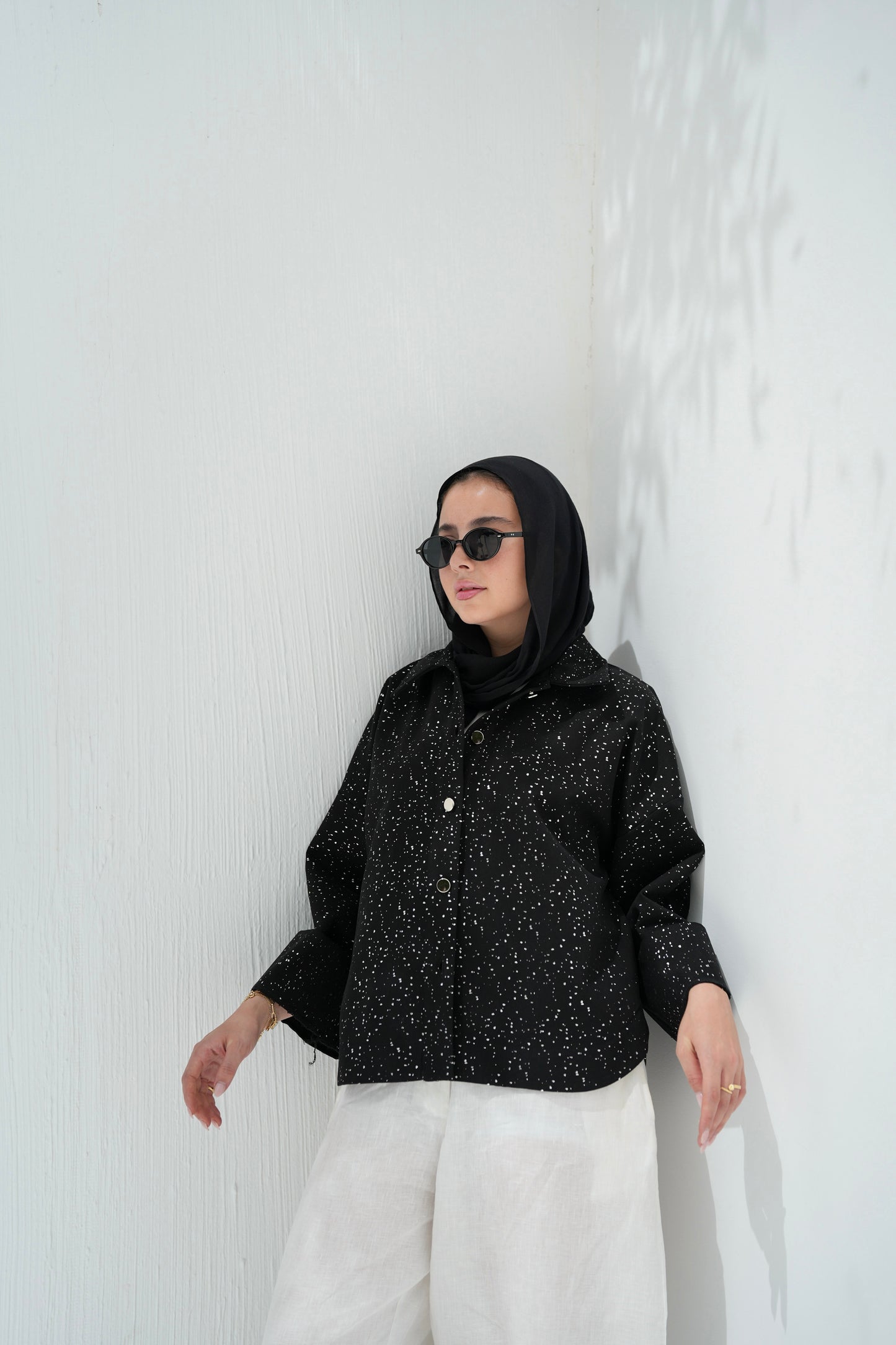 City Lights Denim Jacket - Black