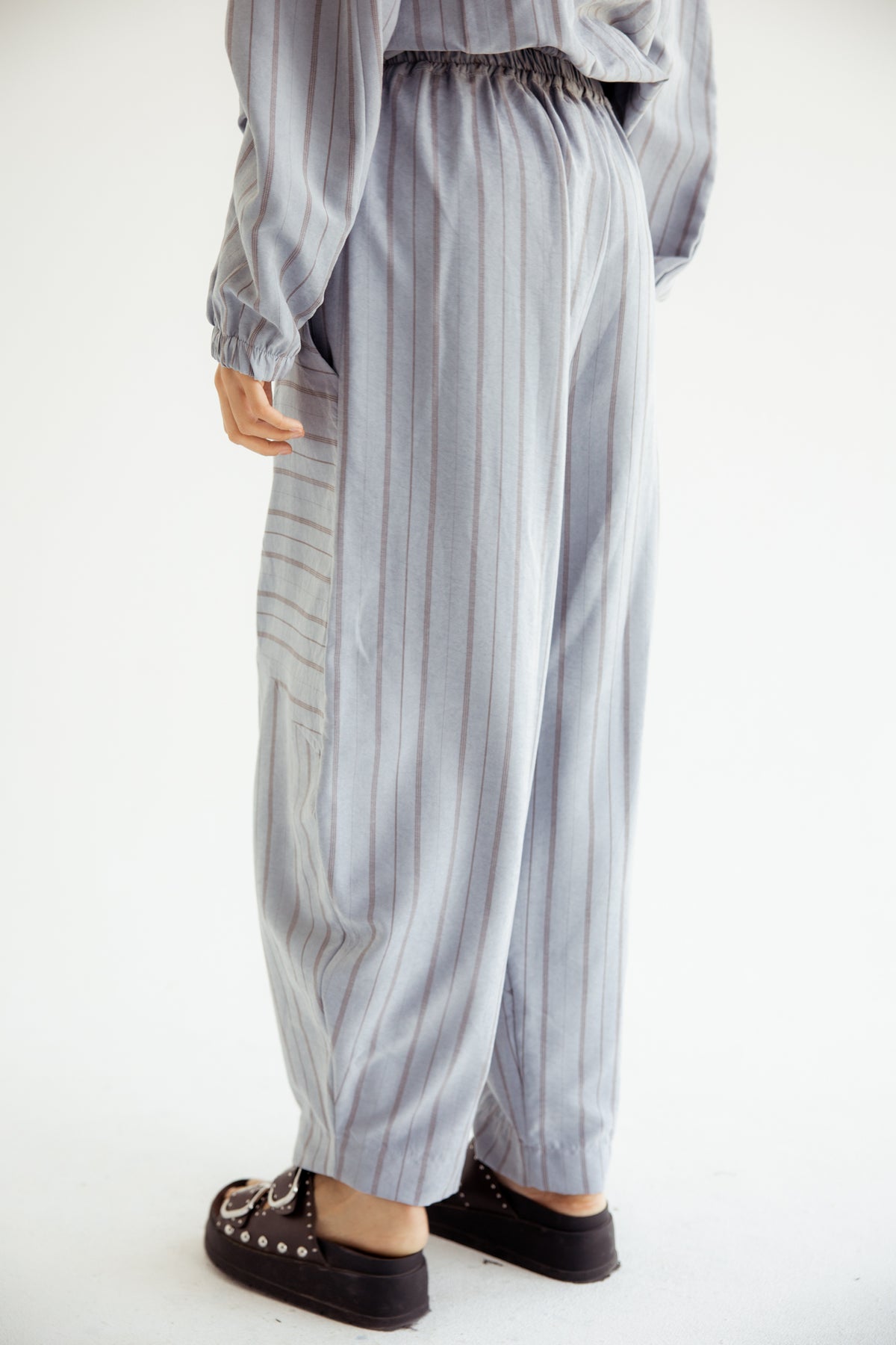 Now or Never Striped Set - BabyBlue