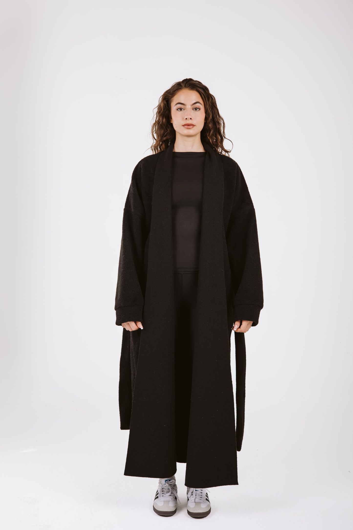 Wrapped in Warmth Fur Coat - Black