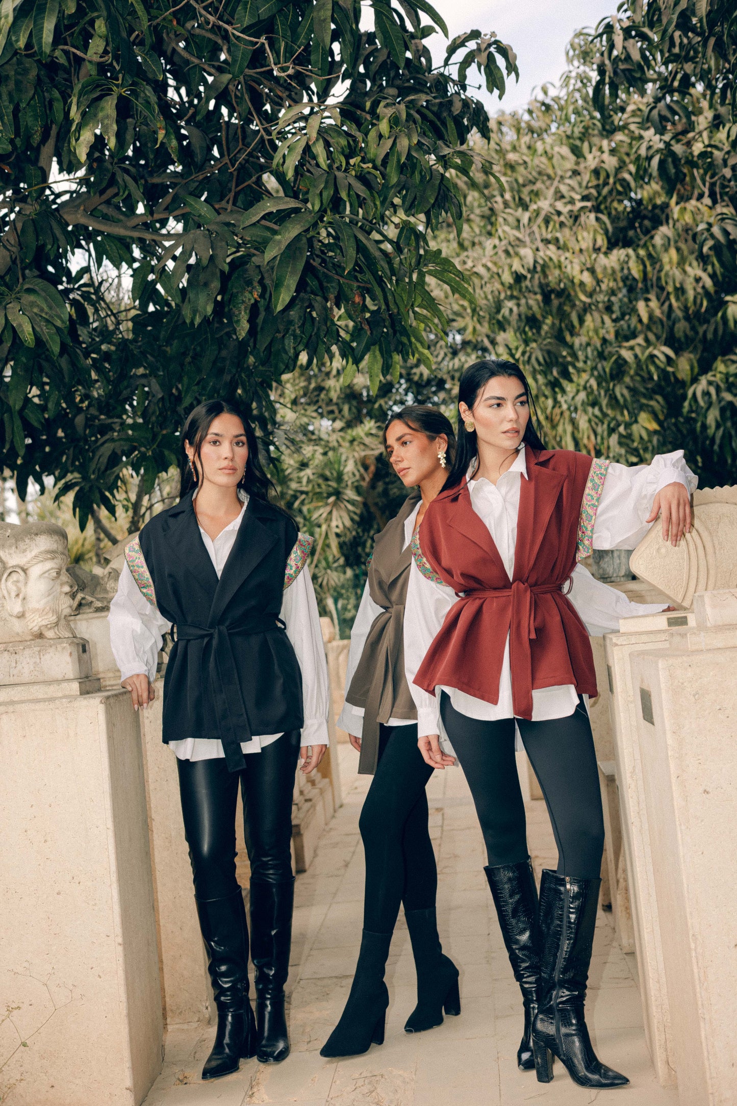 Top Notch Vest in Burgundy