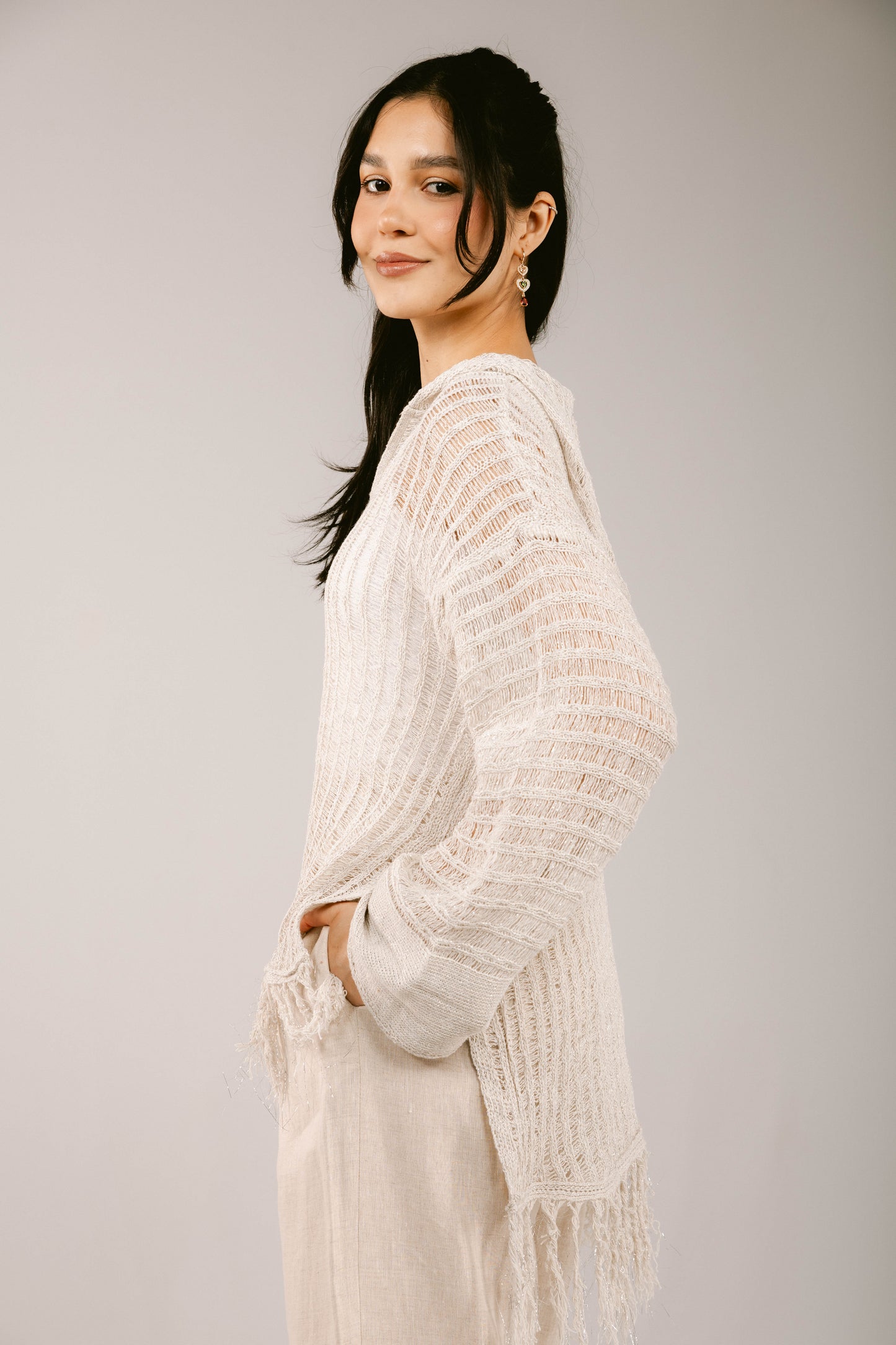 By The Beach Crochet Top - Off-White